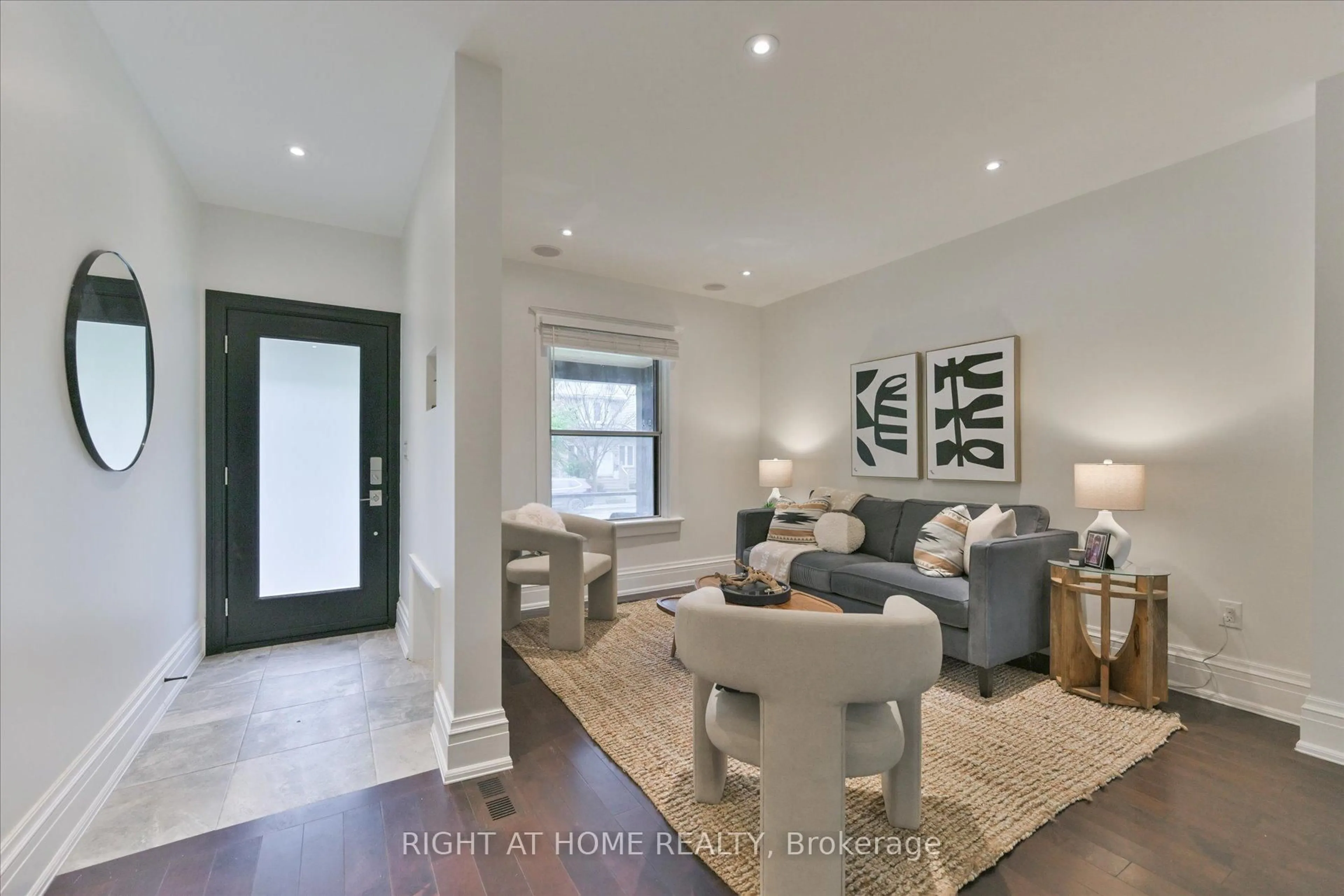 Living room with furniture, unknown for 28 Baltic Ave, Toronto Ontario M4J 1S2