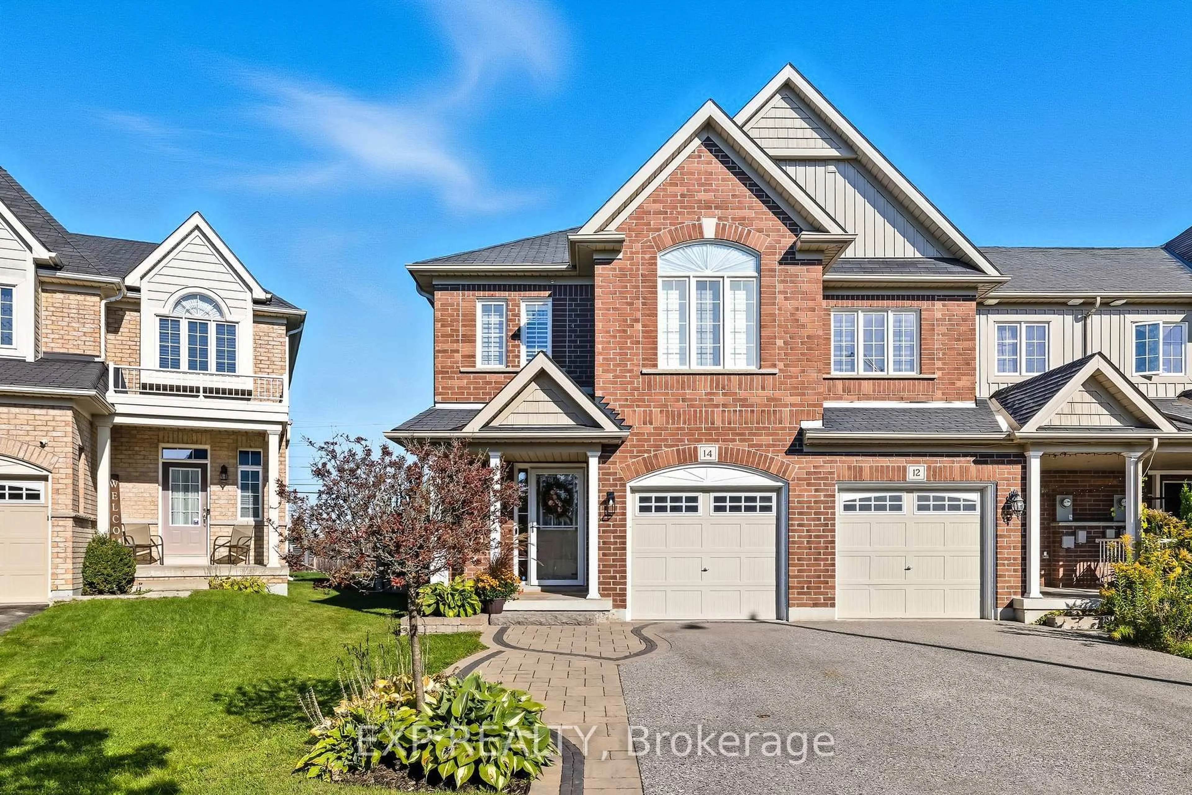 Home with brick exterior material, street for 14 Westover Dr, Clarington Ontario L1C 0M7