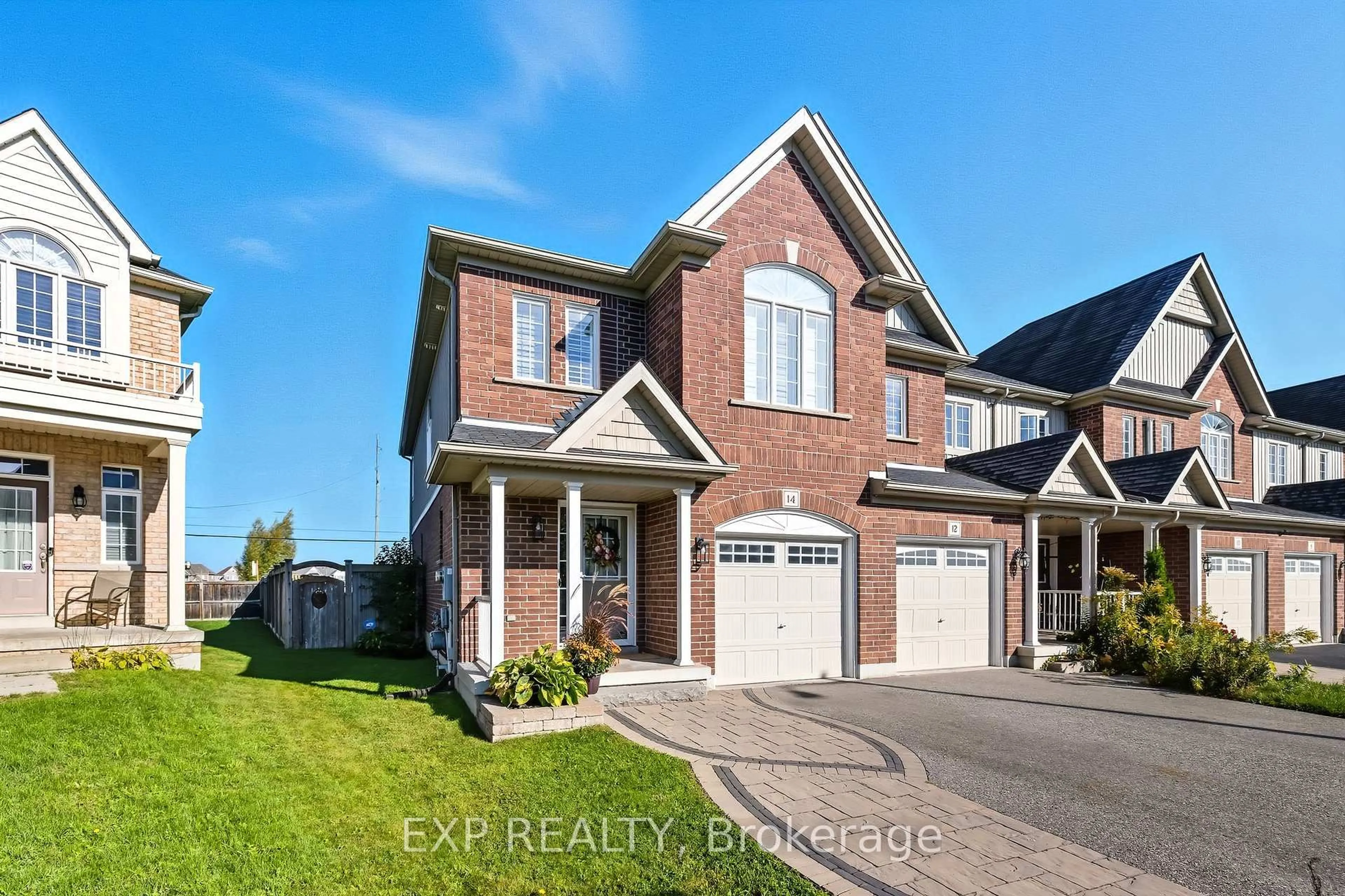 Home with brick exterior material, street for 14 Westover Dr, Clarington Ontario L1C 0M7