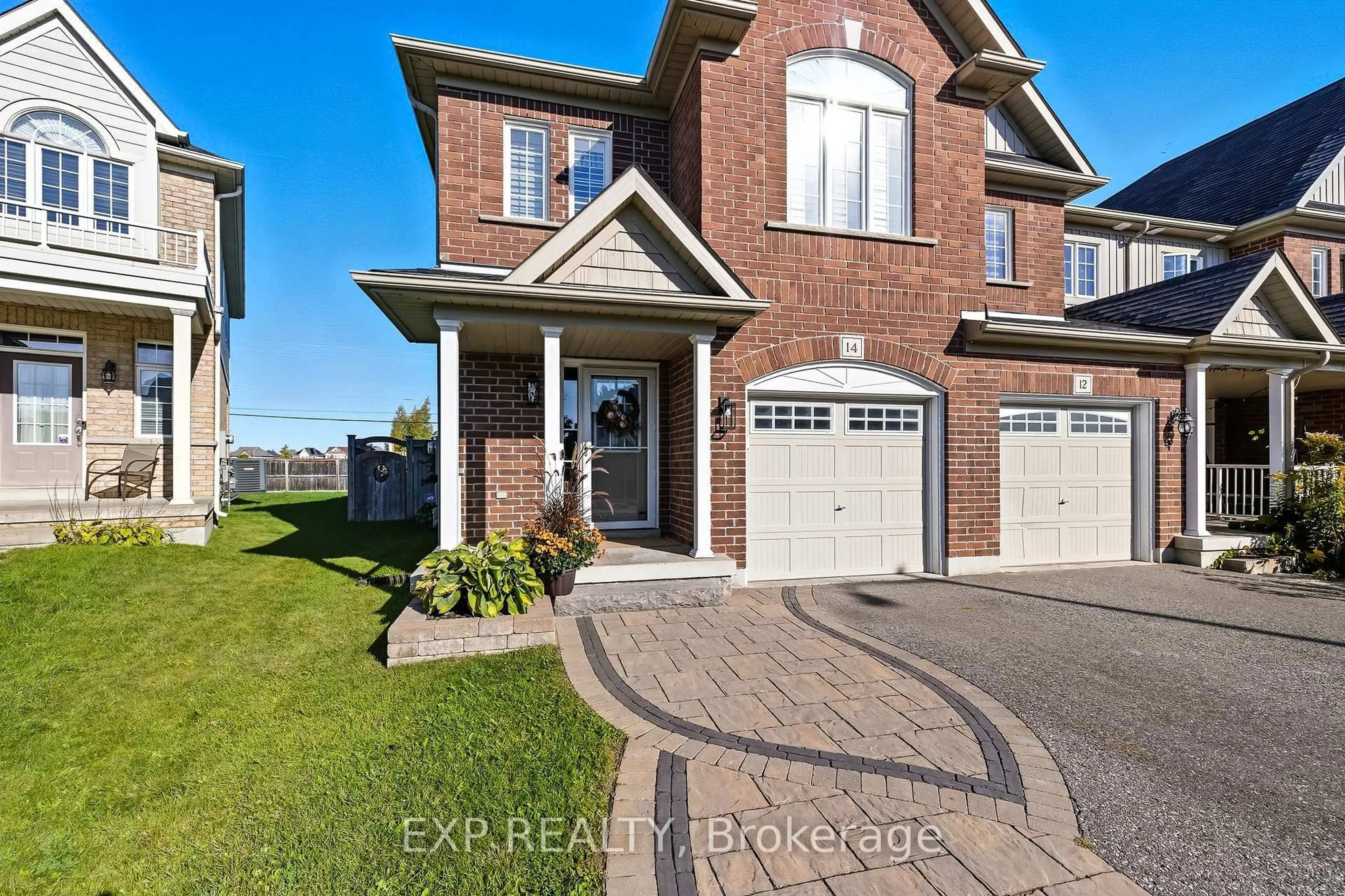 Home with brick exterior material, street for 14 Westover Dr, Clarington Ontario L1C 0M7