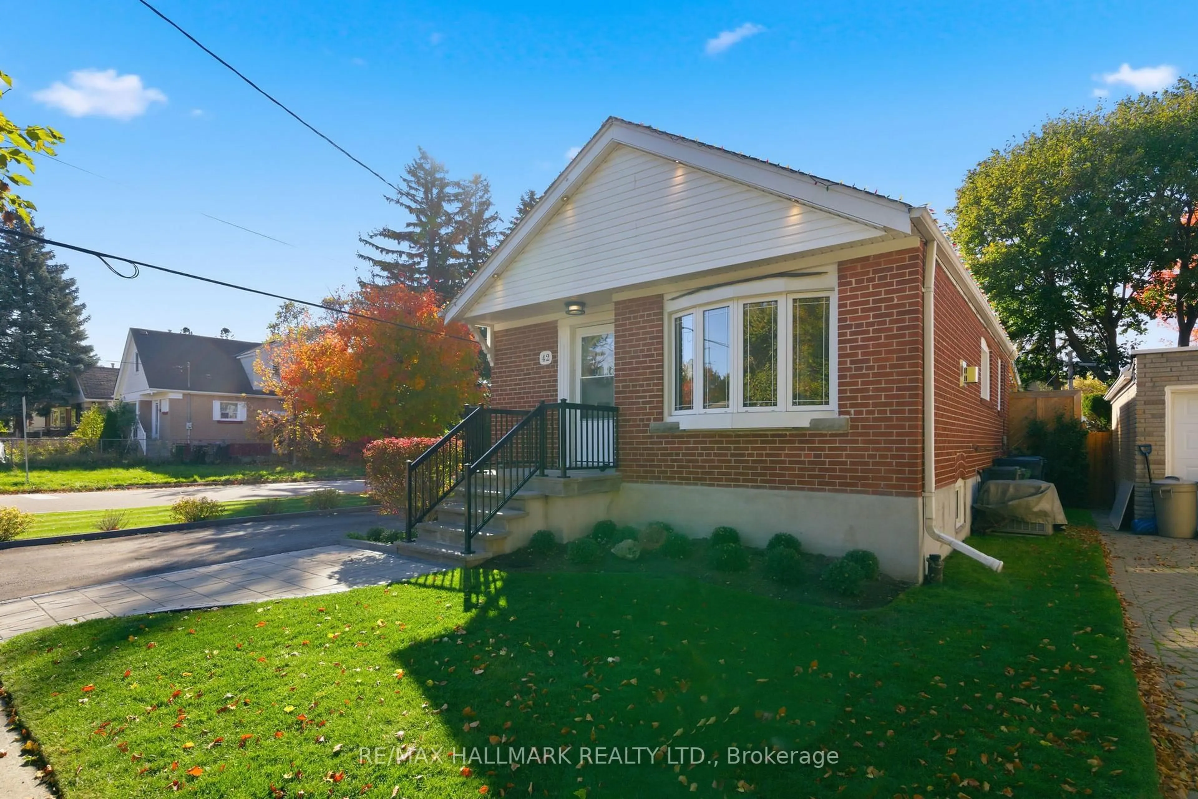 Home with brick exterior material, street for 42 Marsh Rd, Toronto Ontario M1K 1Y9