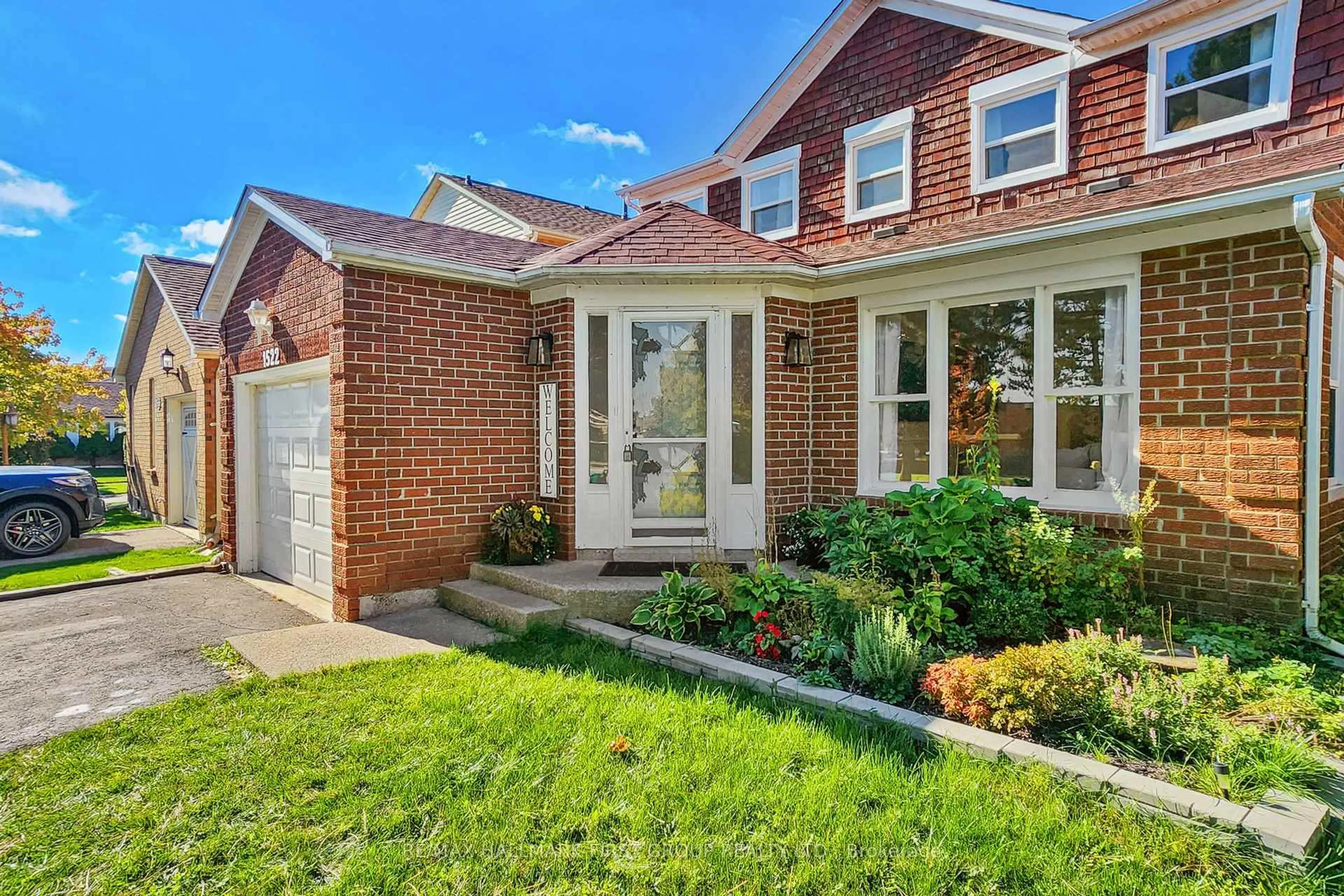 Home with brick exterior material, street for 1522 Amberlea Rd, Pickering Ontario L1V 4T7