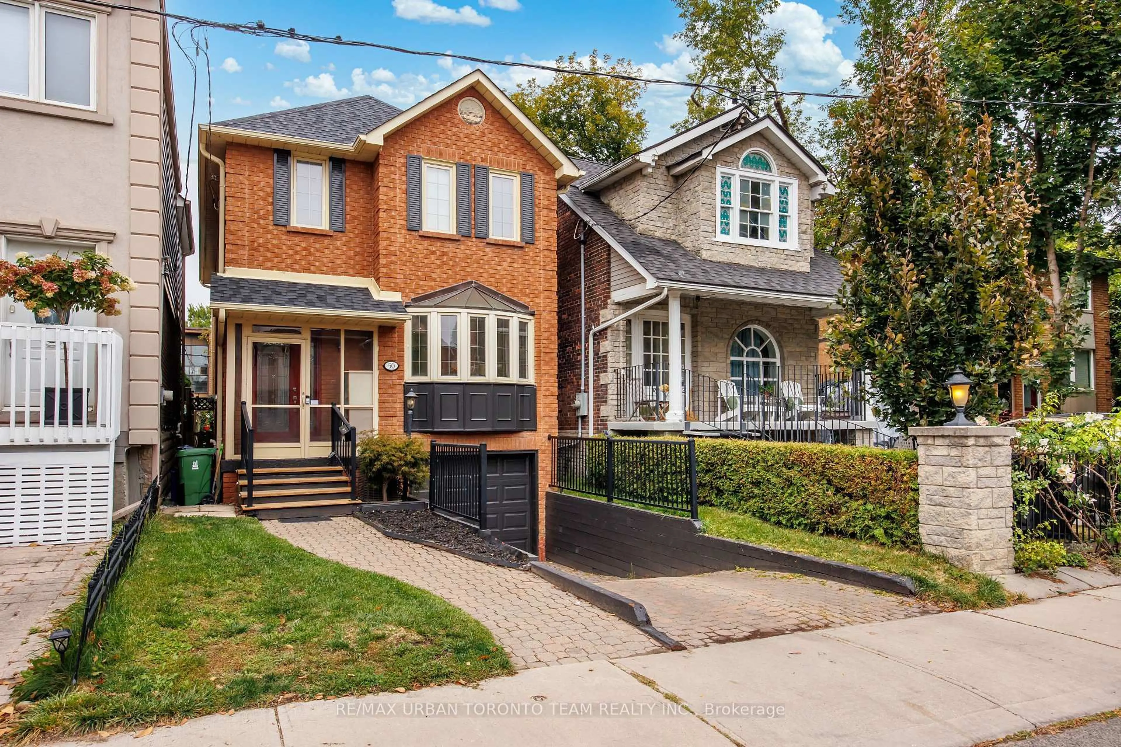 Home with brick exterior material, street for 50 Ashland Ave, Toronto Ontario M4L 1K1