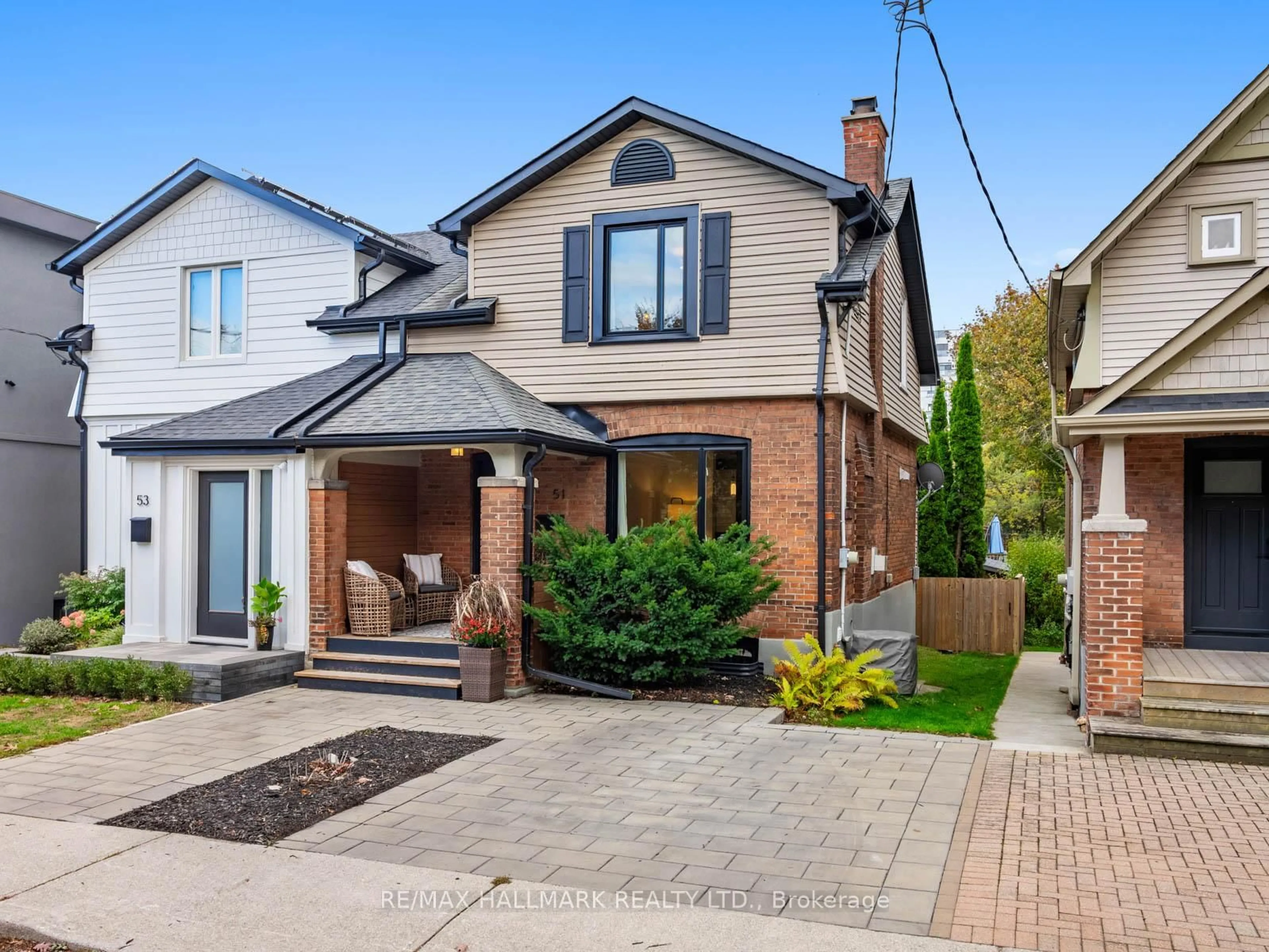 Home with brick exterior material, street for 51 Beachdale Ave, Toronto Ontario M1N 1V7