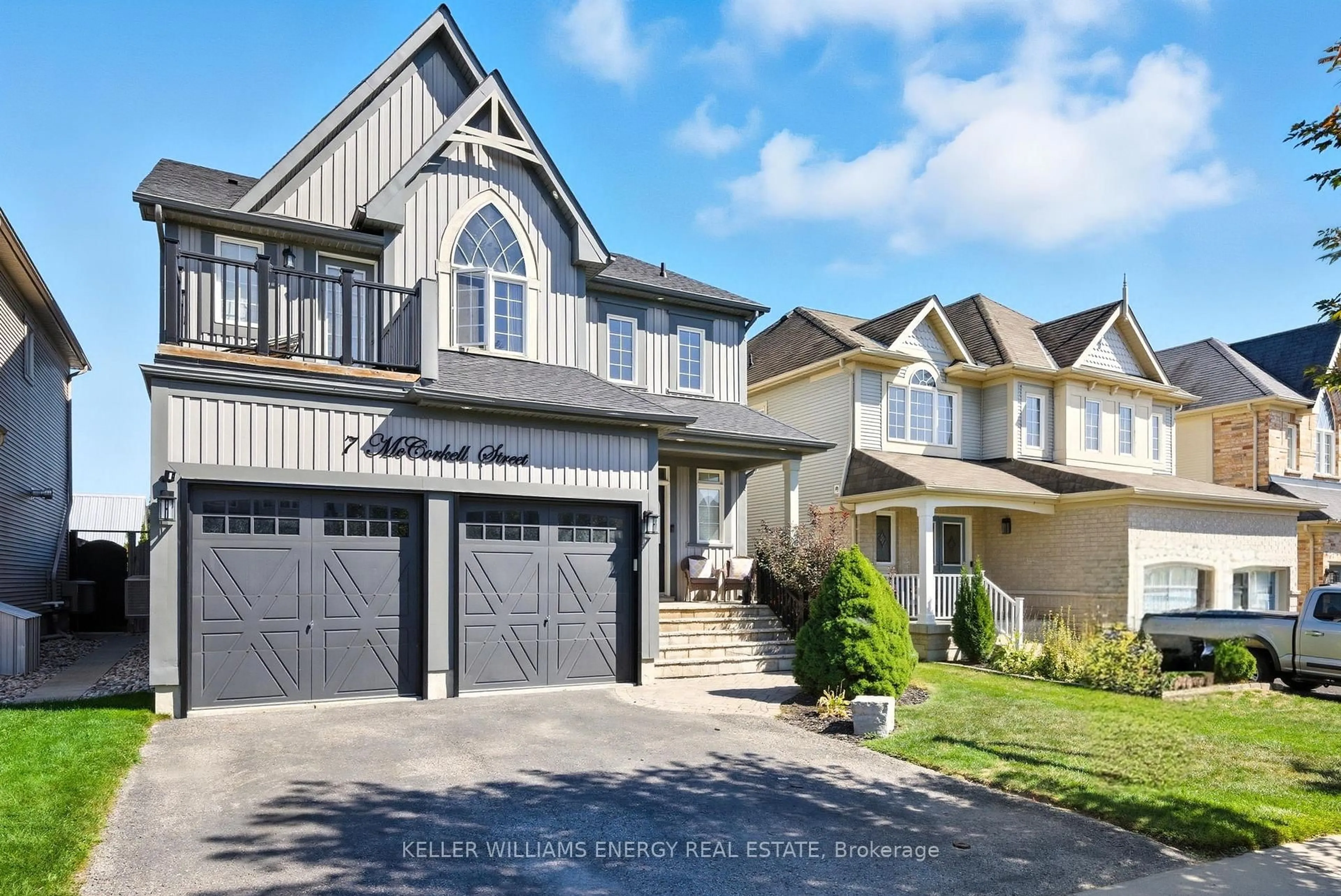 Home with vinyl exterior material, street for 7 Mccorkell St, Clarington Ontario L1C 0C1