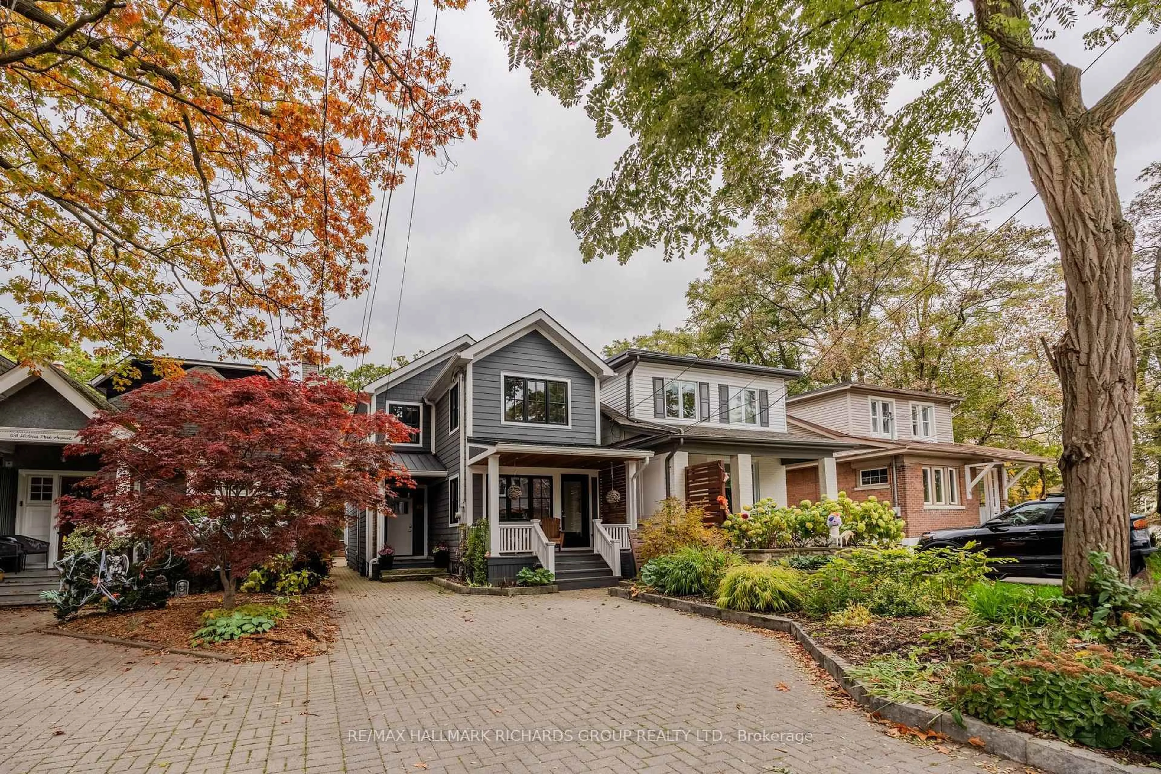 Home with brick exterior material, street for 108 Victoria Park Ave, Toronto Ontario M4E 3R9