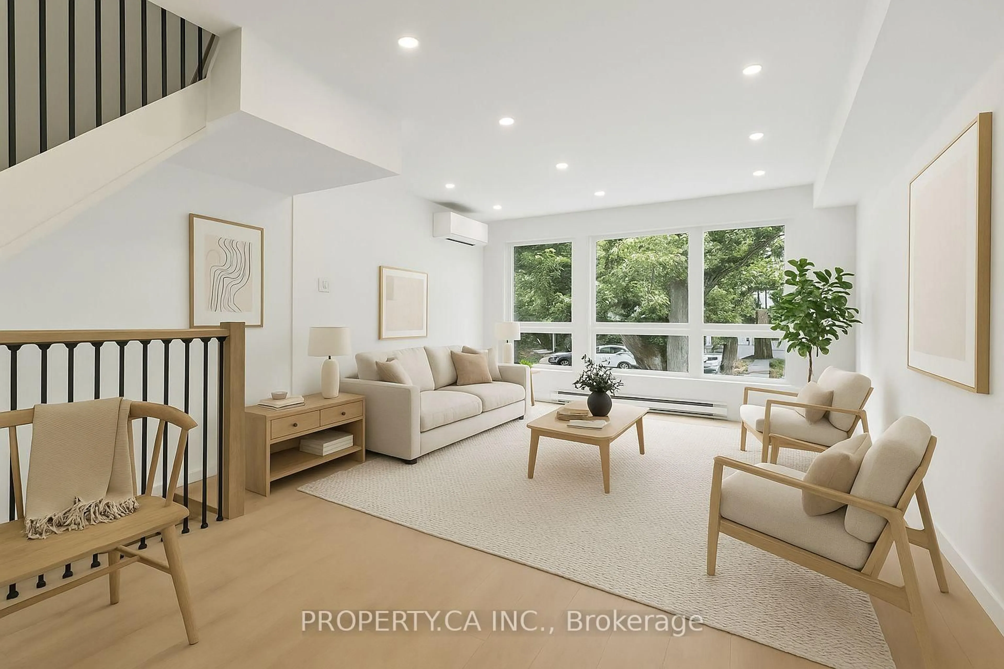 Living room with furniture, unknown for 1209 Queen St #29, Toronto Ontario M4M 3H4