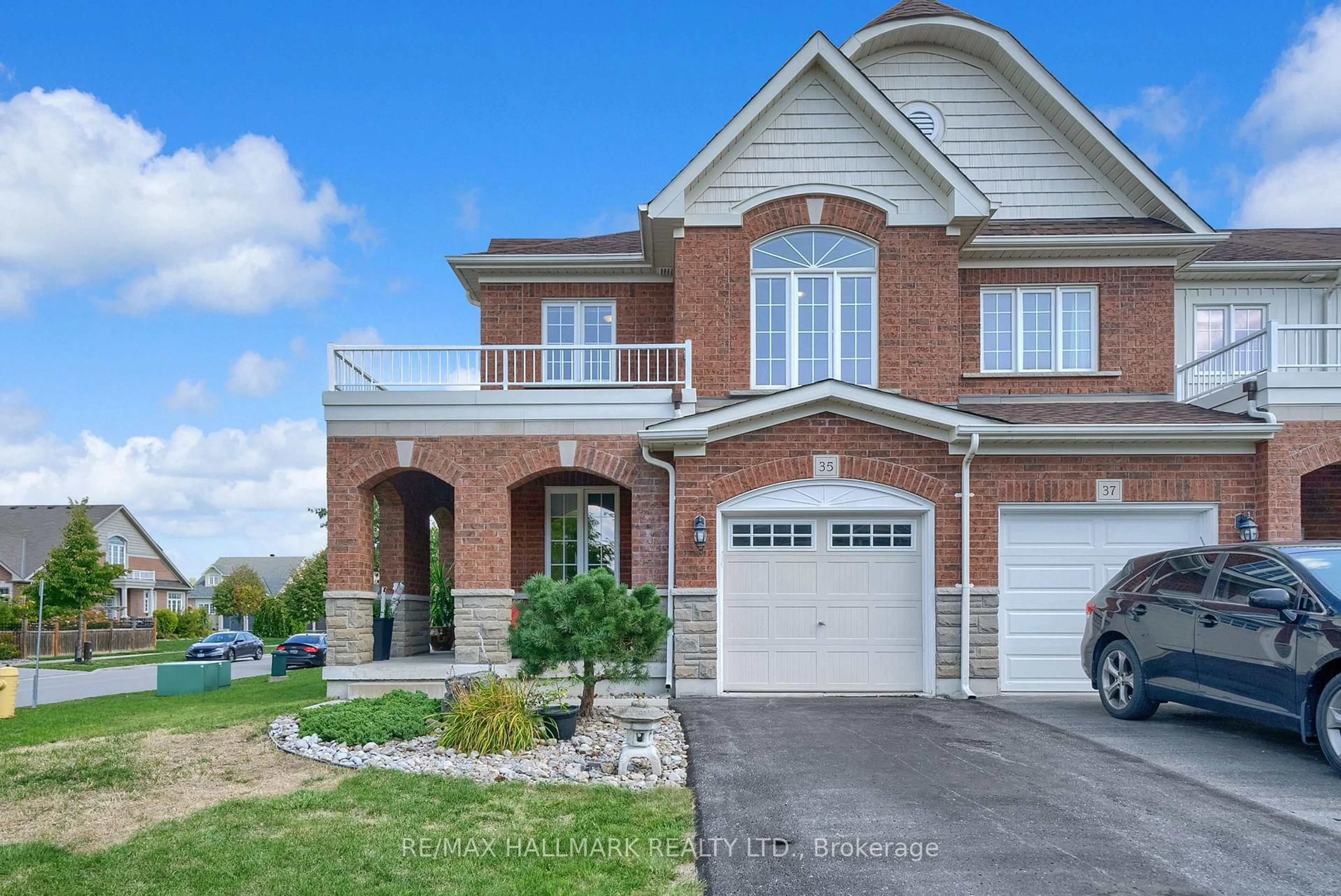 Home with brick exterior material, street for 35 Westover Dr, Clarington Ontario L1C 0M7