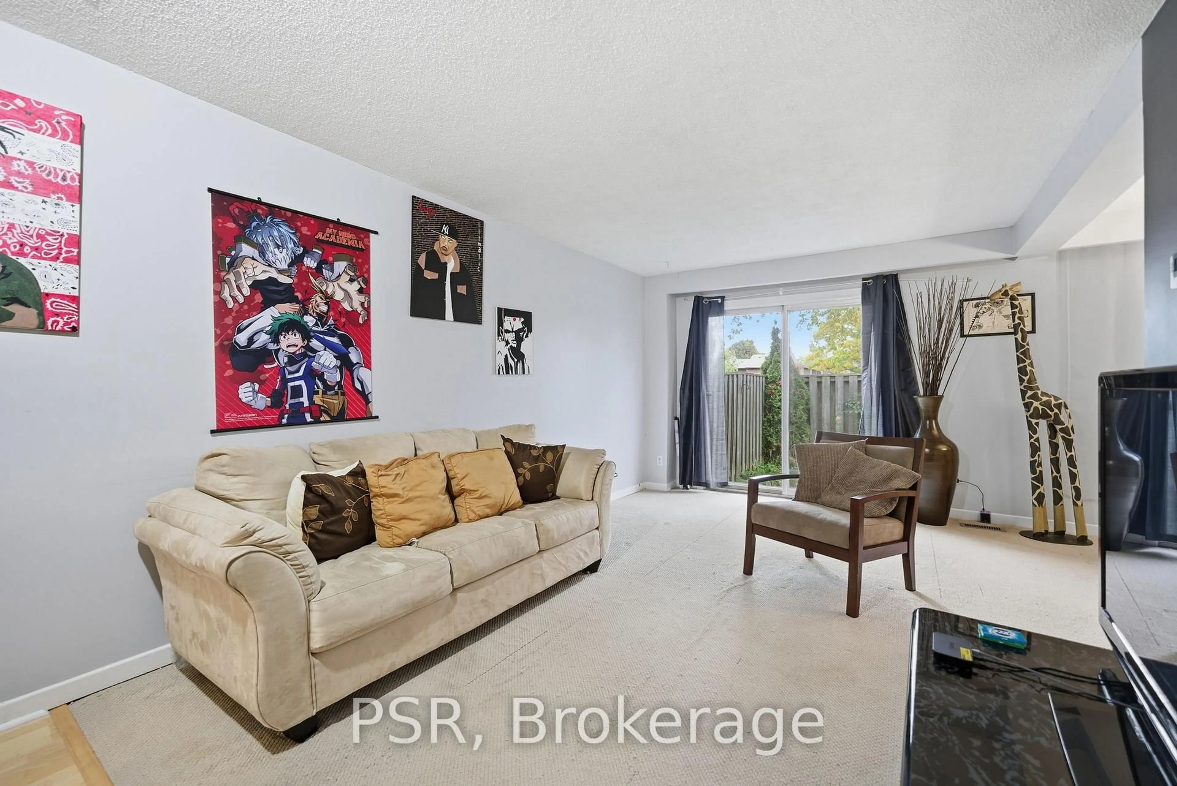 Living room with furniture, unknown for 7 Chamberlain Crt #22, Ajax Ontario L1S 3M7