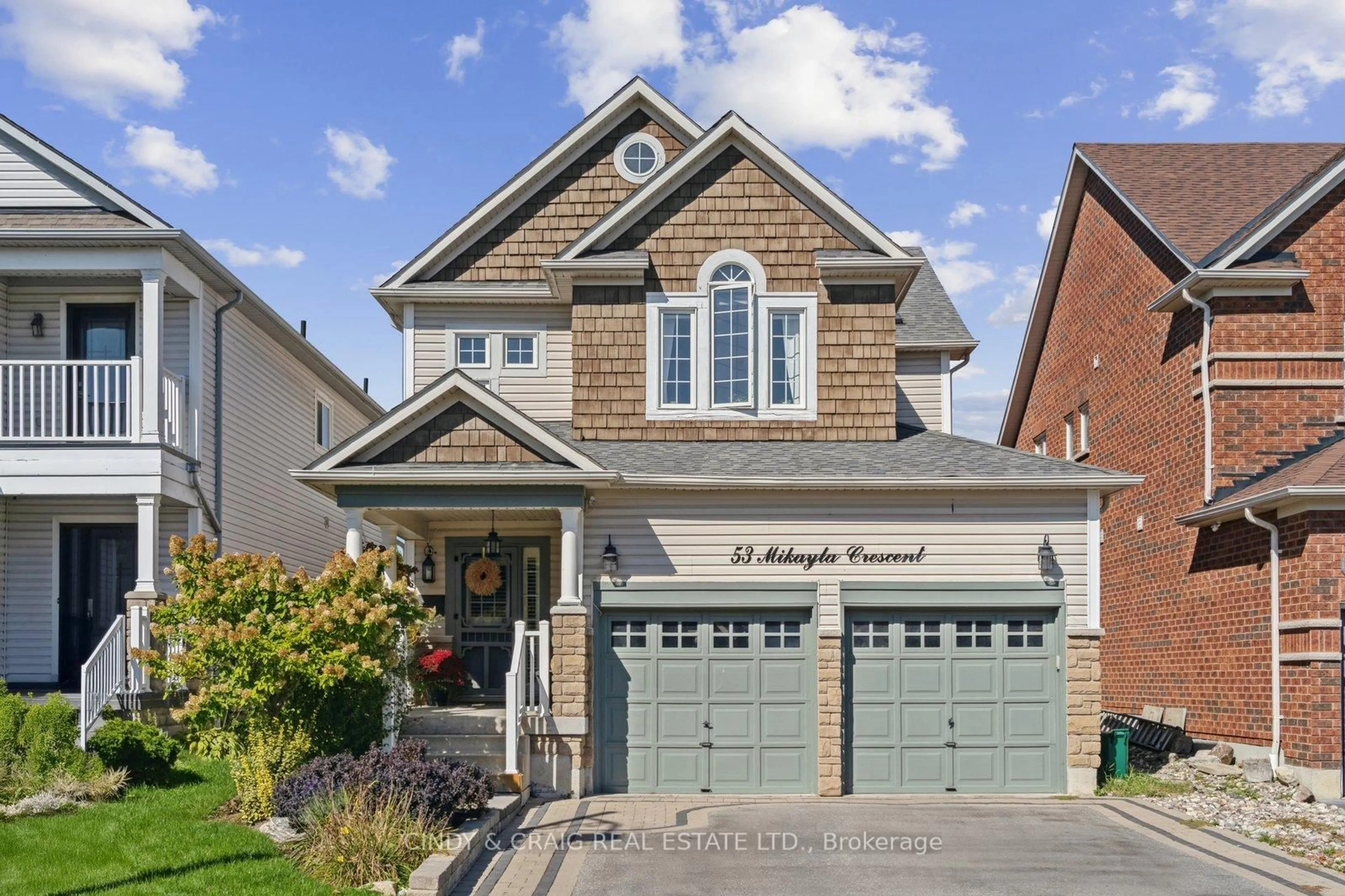 Home with brick exterior material, street for 53 Mikayla Cres, Whitby Ontario L1M 2J1
