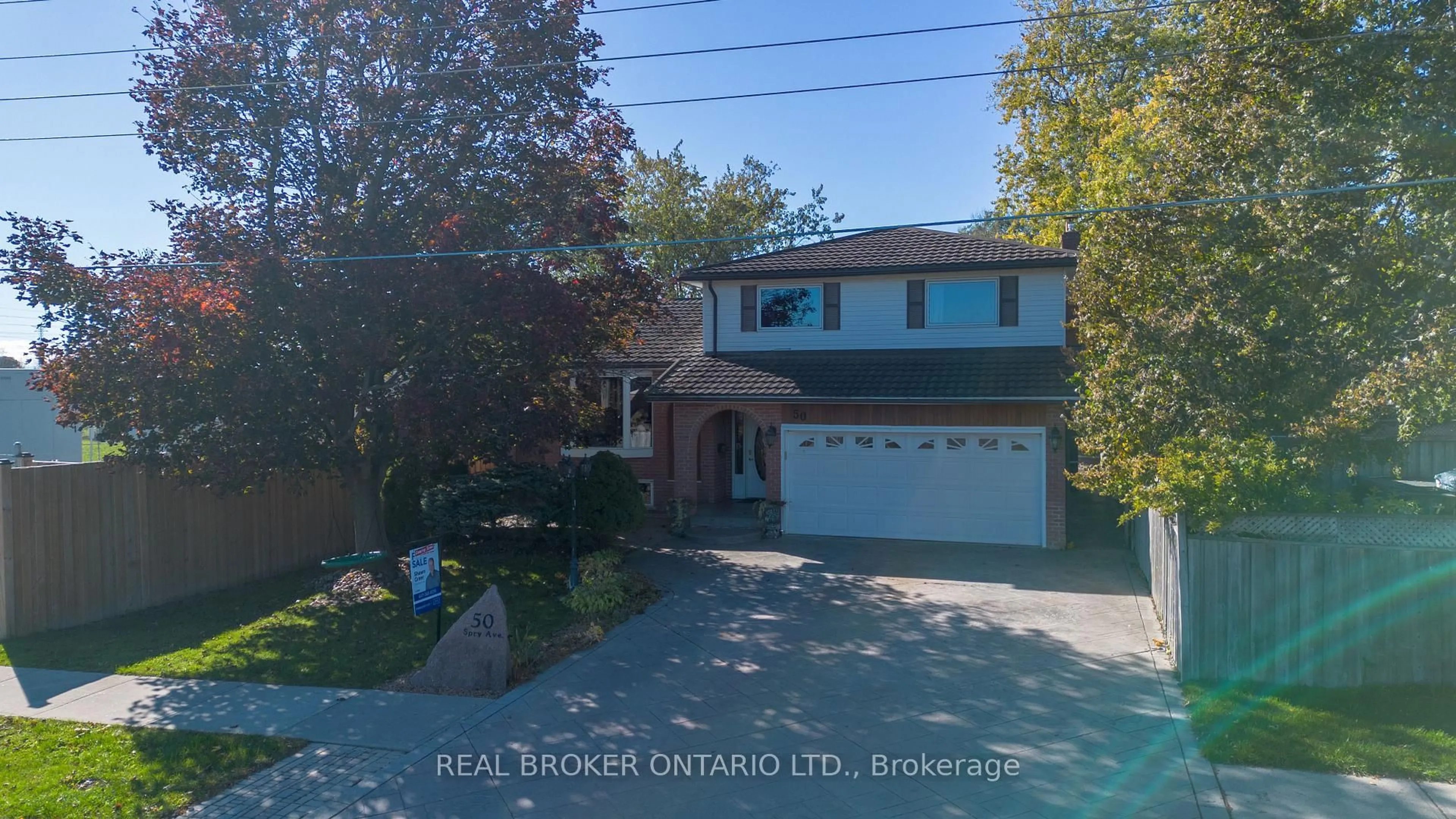 A pic from outside/outdoor area/front of a property/back of a property/a pic from drone, street for 50 Spry Ave, Clarington Ontario L1C 3Y5