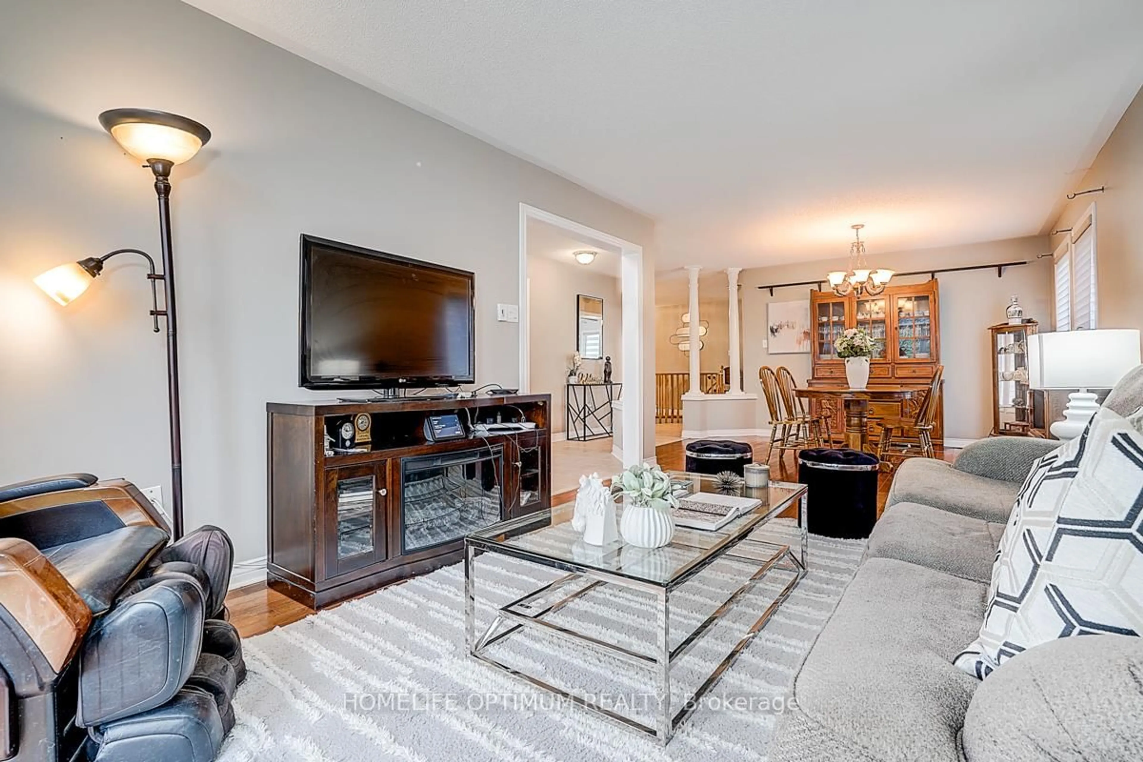 Living room with furniture, unknown for 8 Lone Crt, Ajax Ontario L1T 4J9