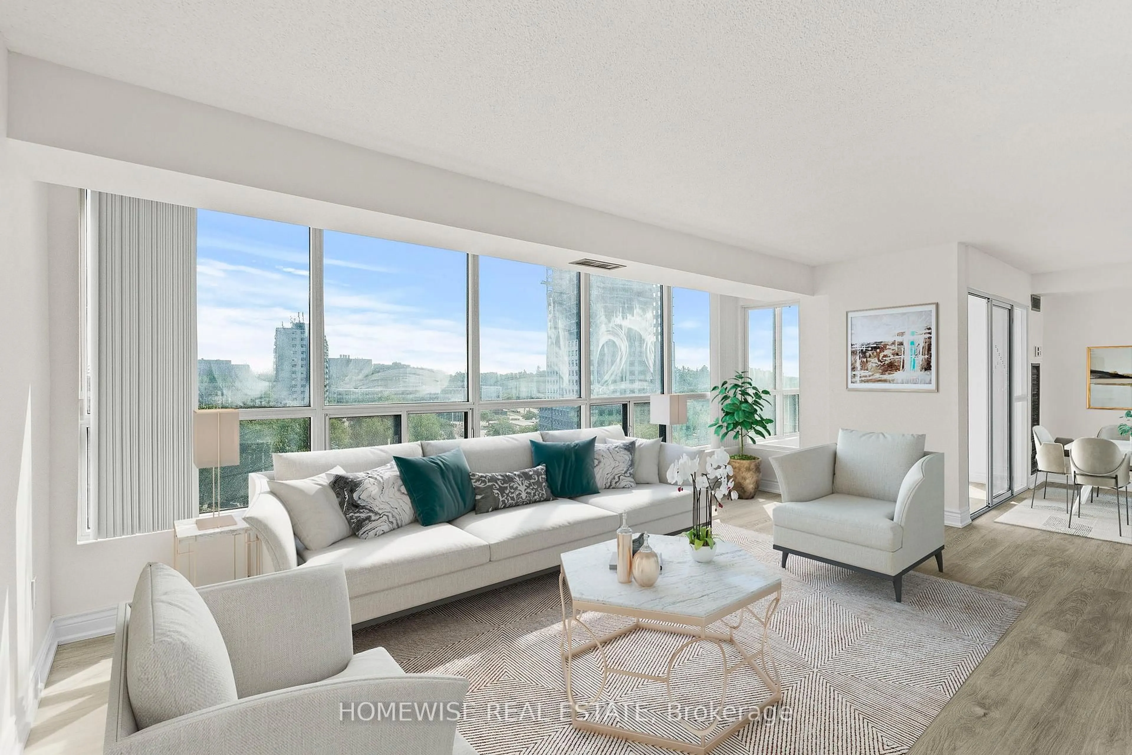 Living room with furniture, unknown for 3050 Ellesmere Rd #906, Toronto Ontario M1E 5E6