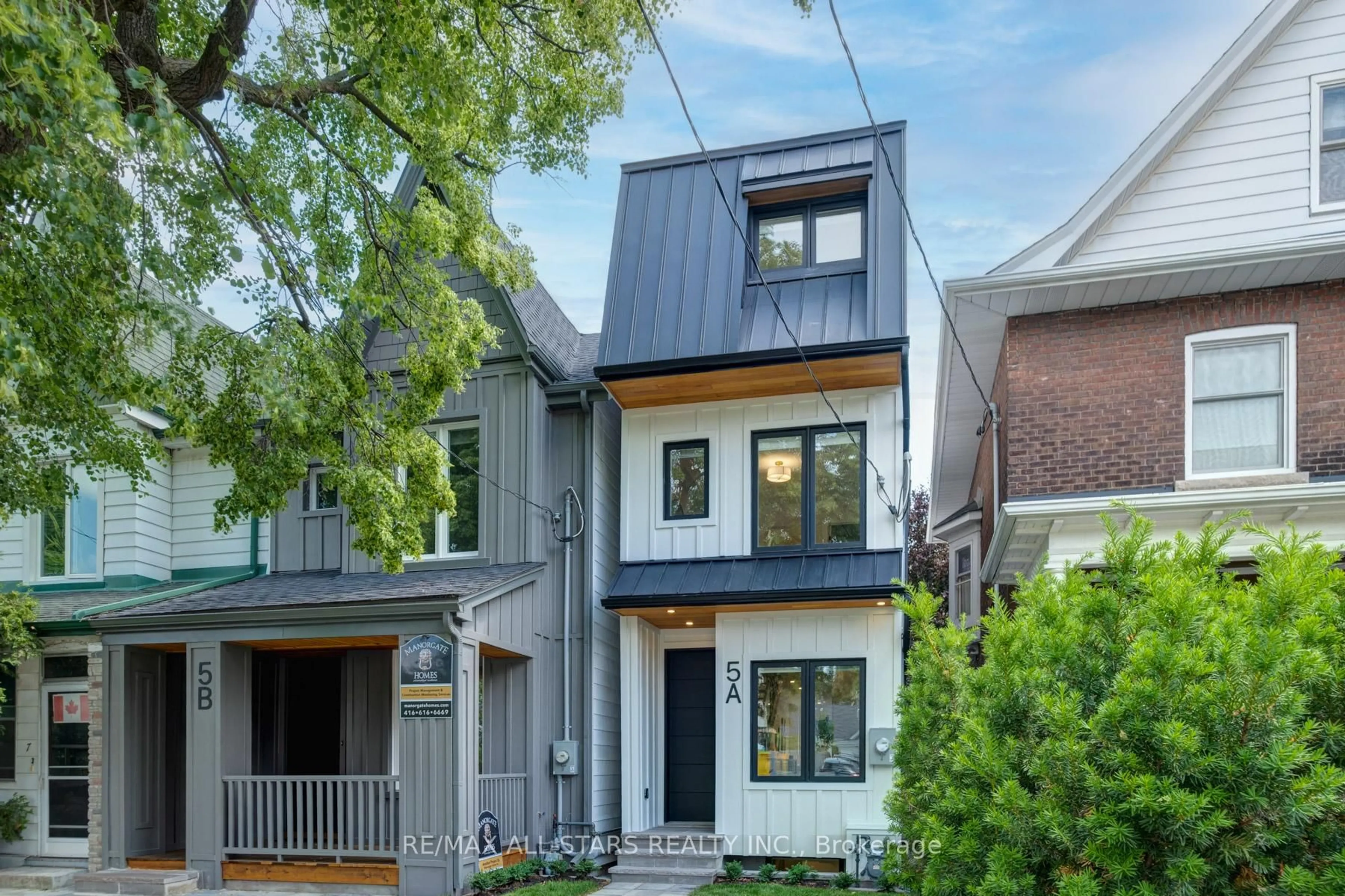 Home with brick exterior material, street for 5A kimberley Ave, Toronto Ontario M4E 2Z3