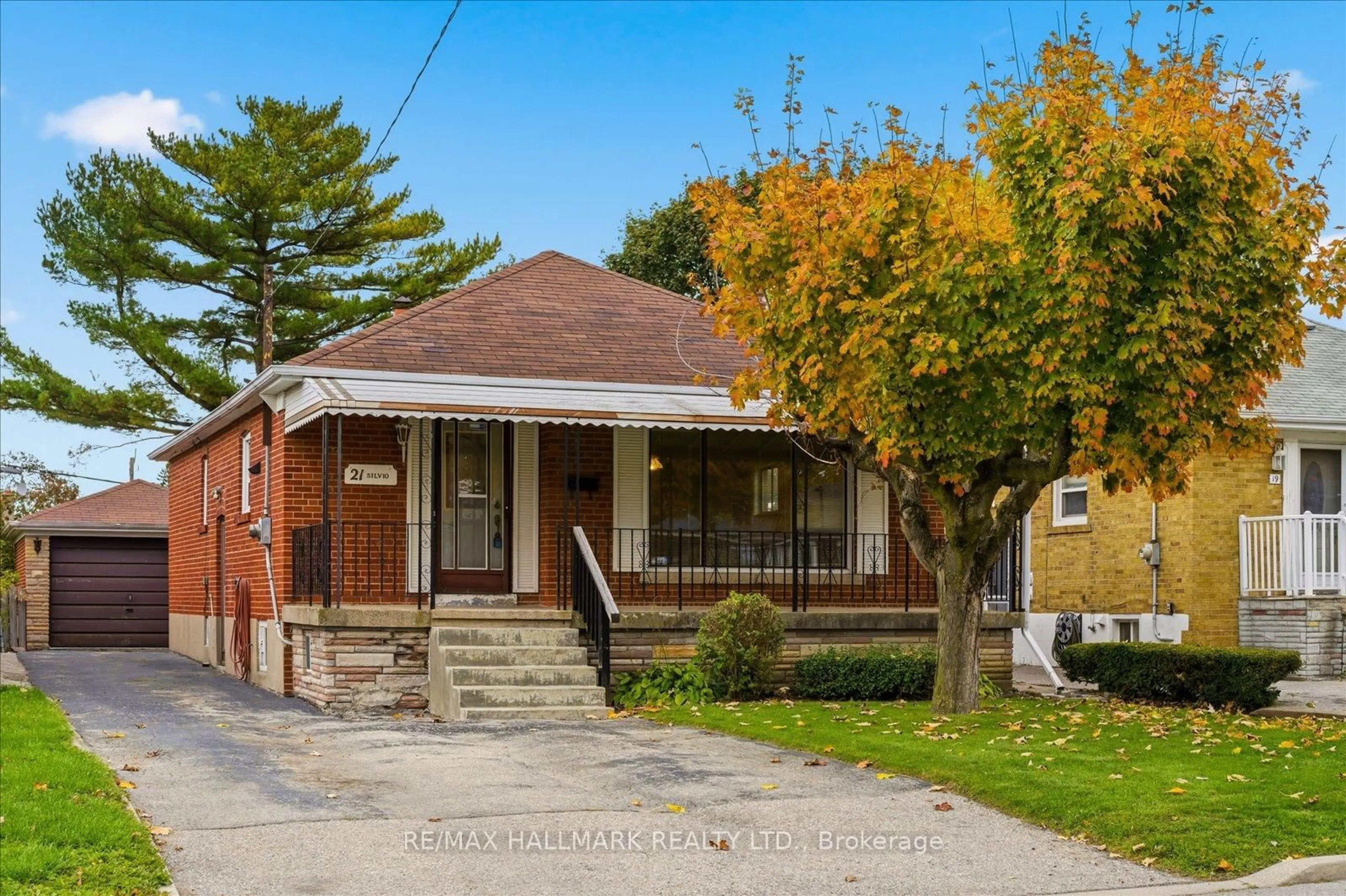 Home with brick exterior material, street for 21 Silvio Ave, Toronto Ontario M1K 1V1