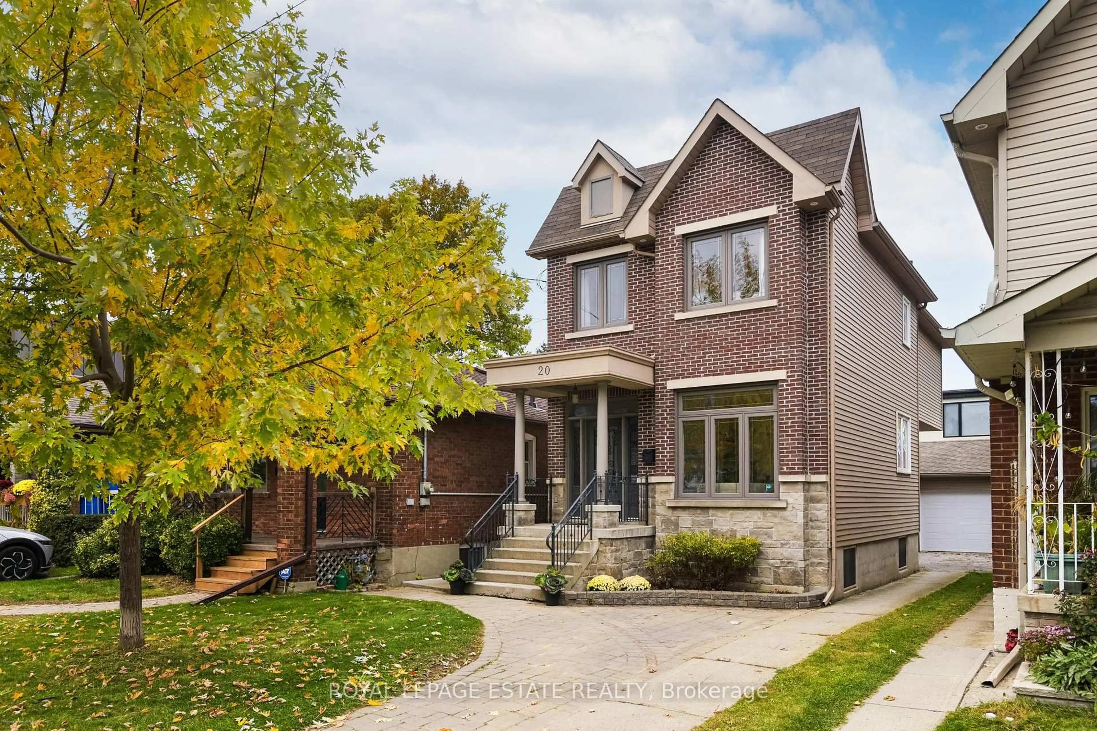 Home with brick exterior material, street for 20 Westbrook Ave, Toronto Ontario M4C 2G2