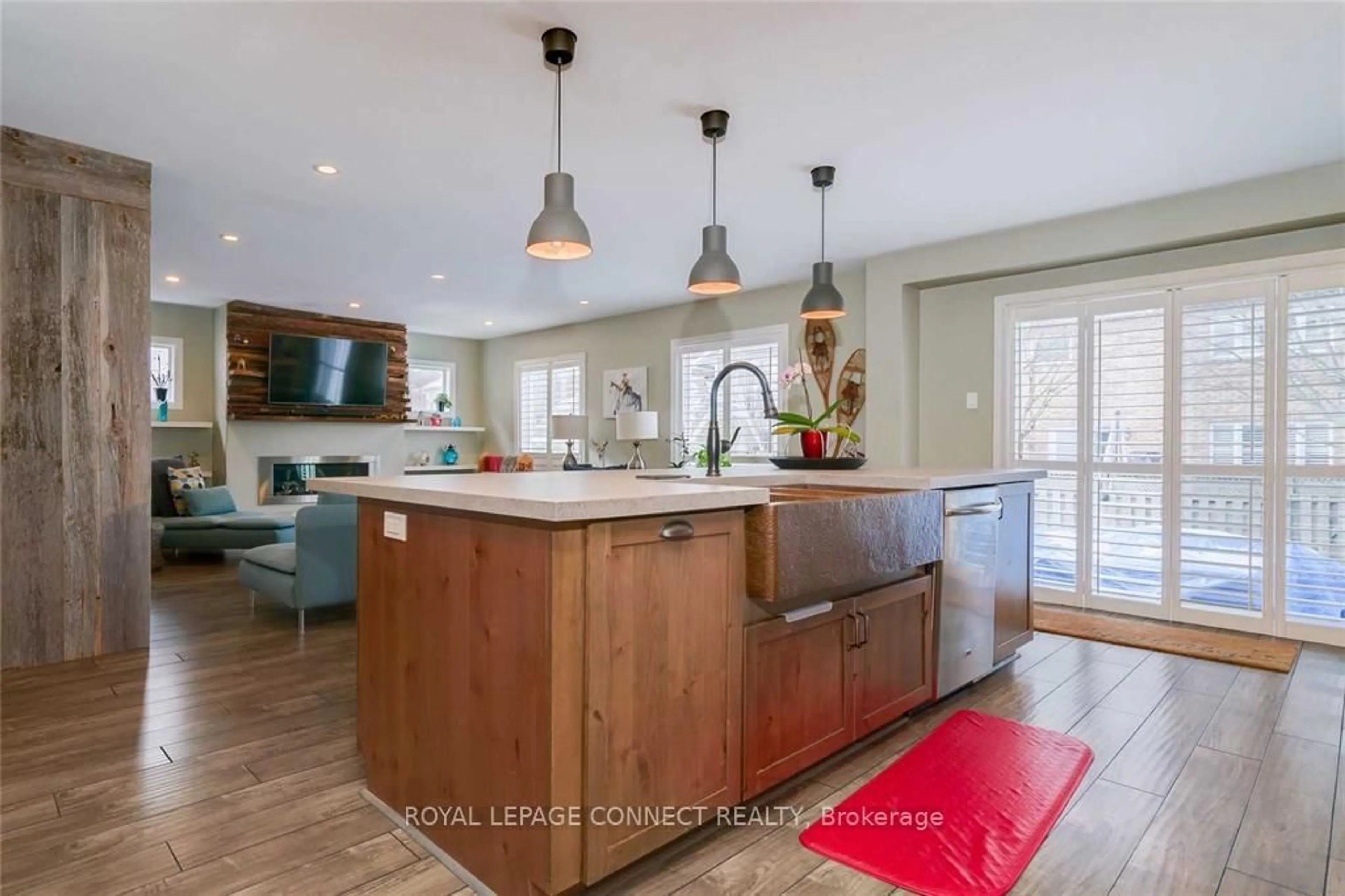 Open concept kitchen, unknown for 63 Warwick Ave, Ajax Ontario L1Z 1L6