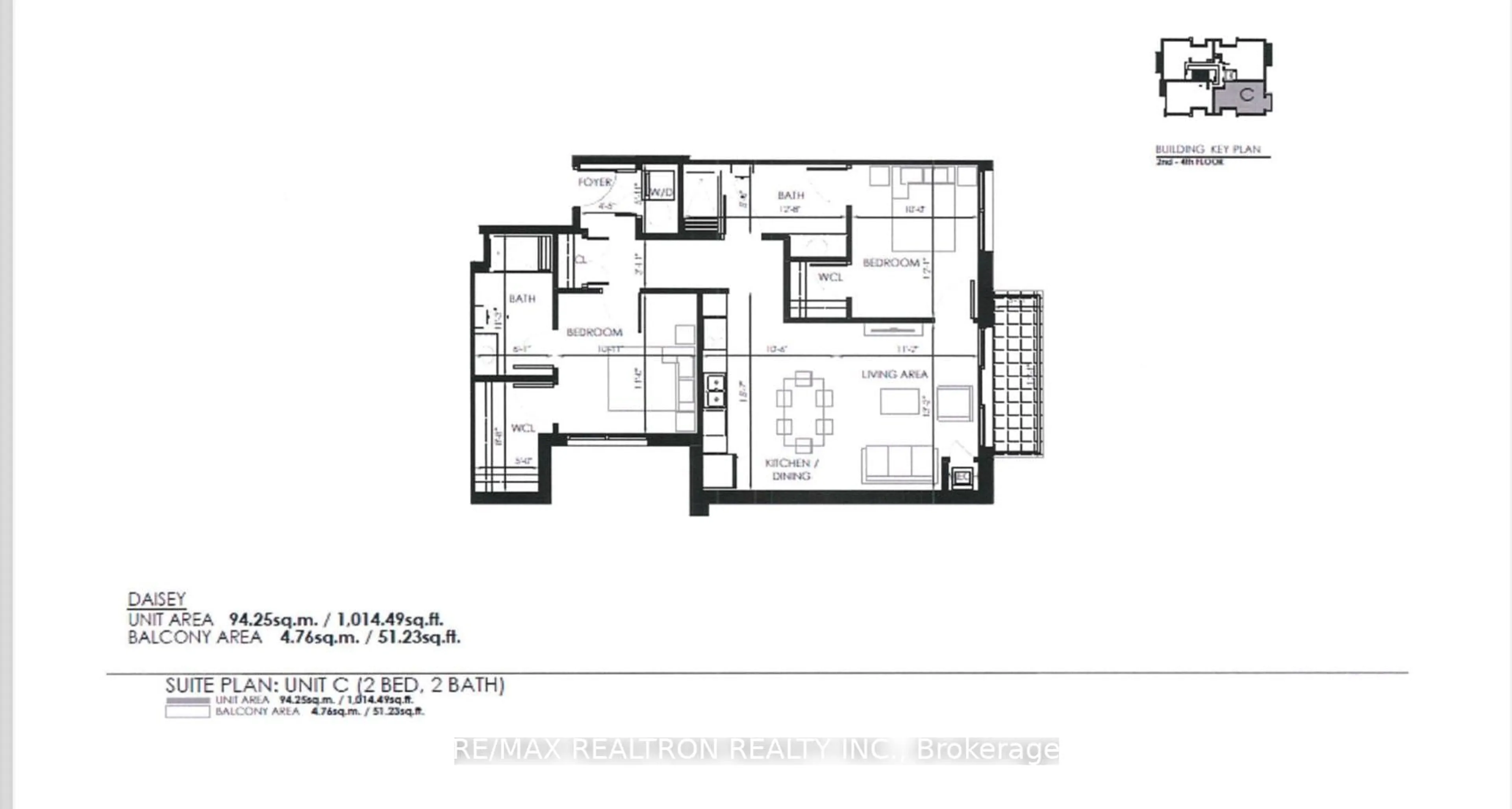 Floor plan for 61 Orchard Park Dr #403, Toronto Ontario M1E 0C8