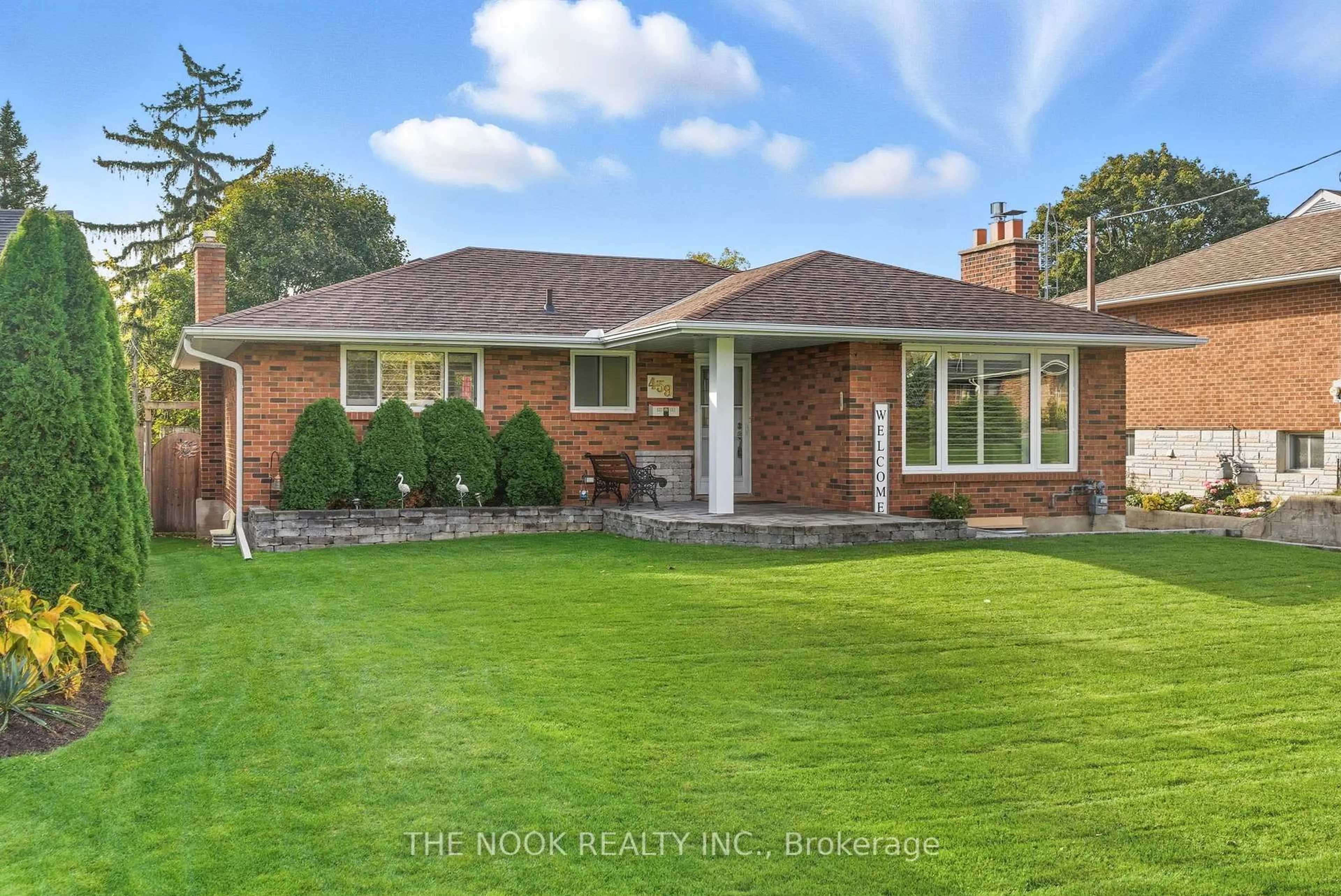 Home with brick exterior material, street for 459 Cunningham Ave, Oshawa Ontario L1J 3C1