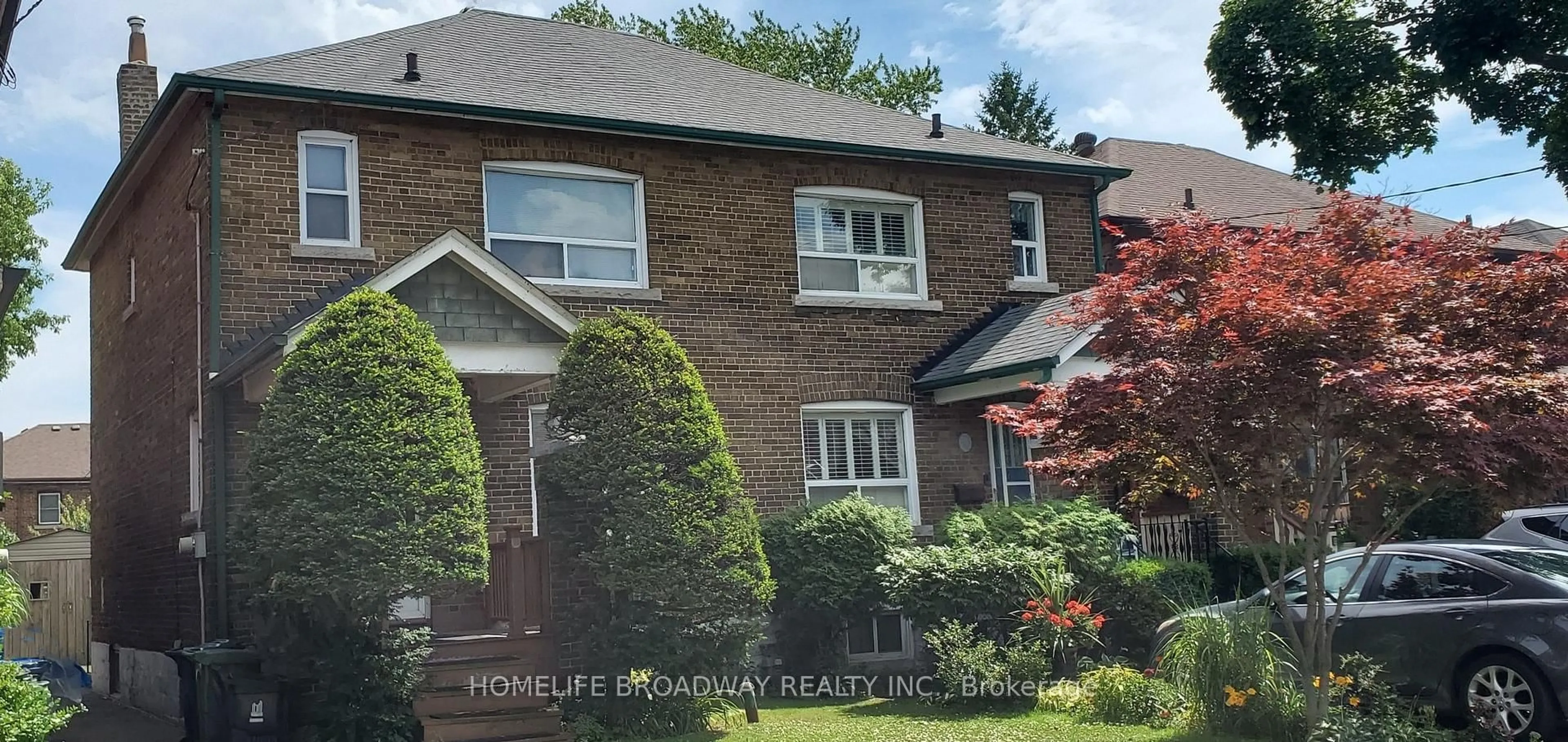 Home with brick exterior material, street for 223 Westwood Ave, Toronto Ontario M4J 2H3