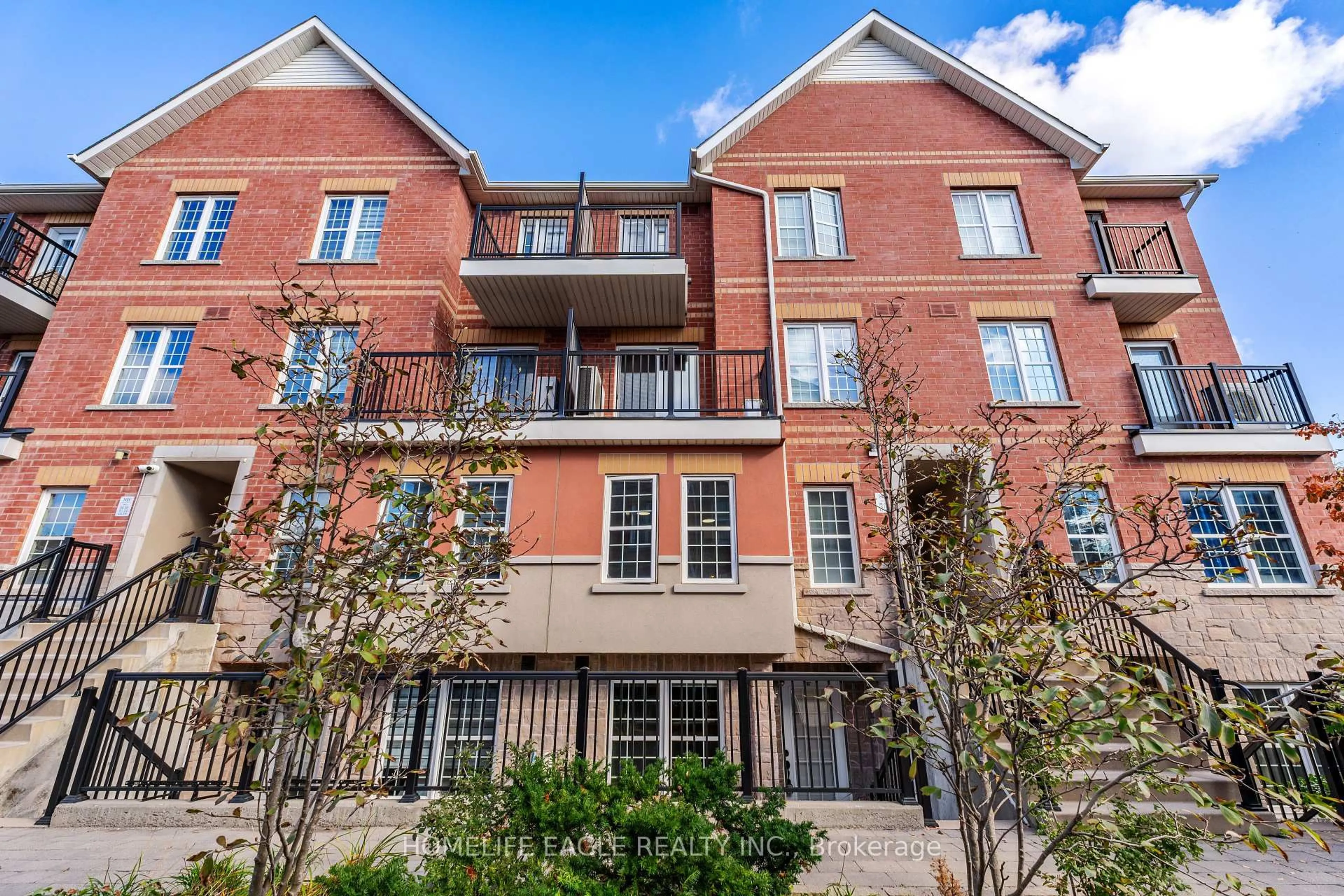 Home with brick exterior material, street for 1485 Birchmount Rd #107, Toronto Ontario M1P 0C7