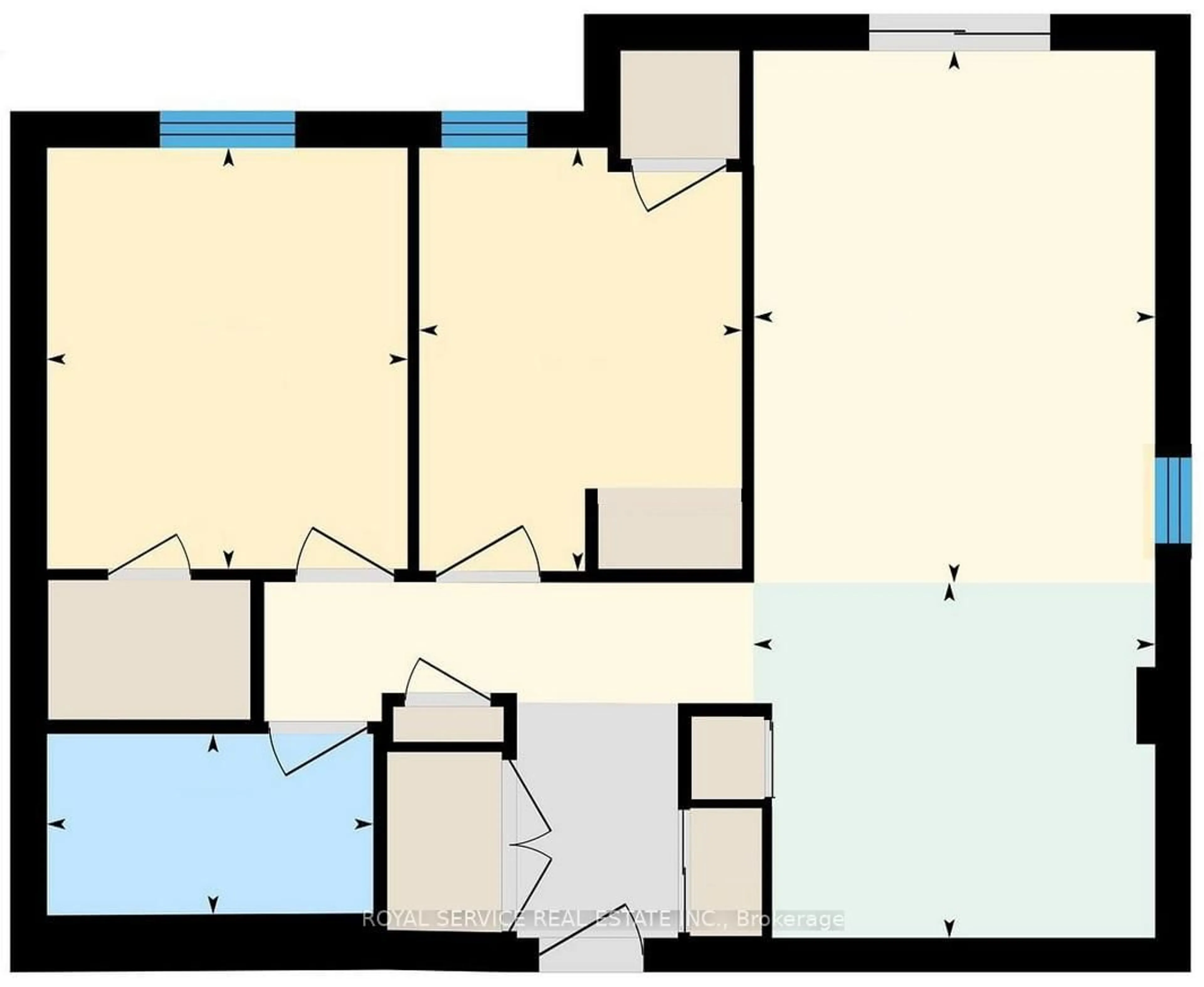 Floor plan for 90 Aspen Springs Dr #207, Clarington Ontario L1C 5N3