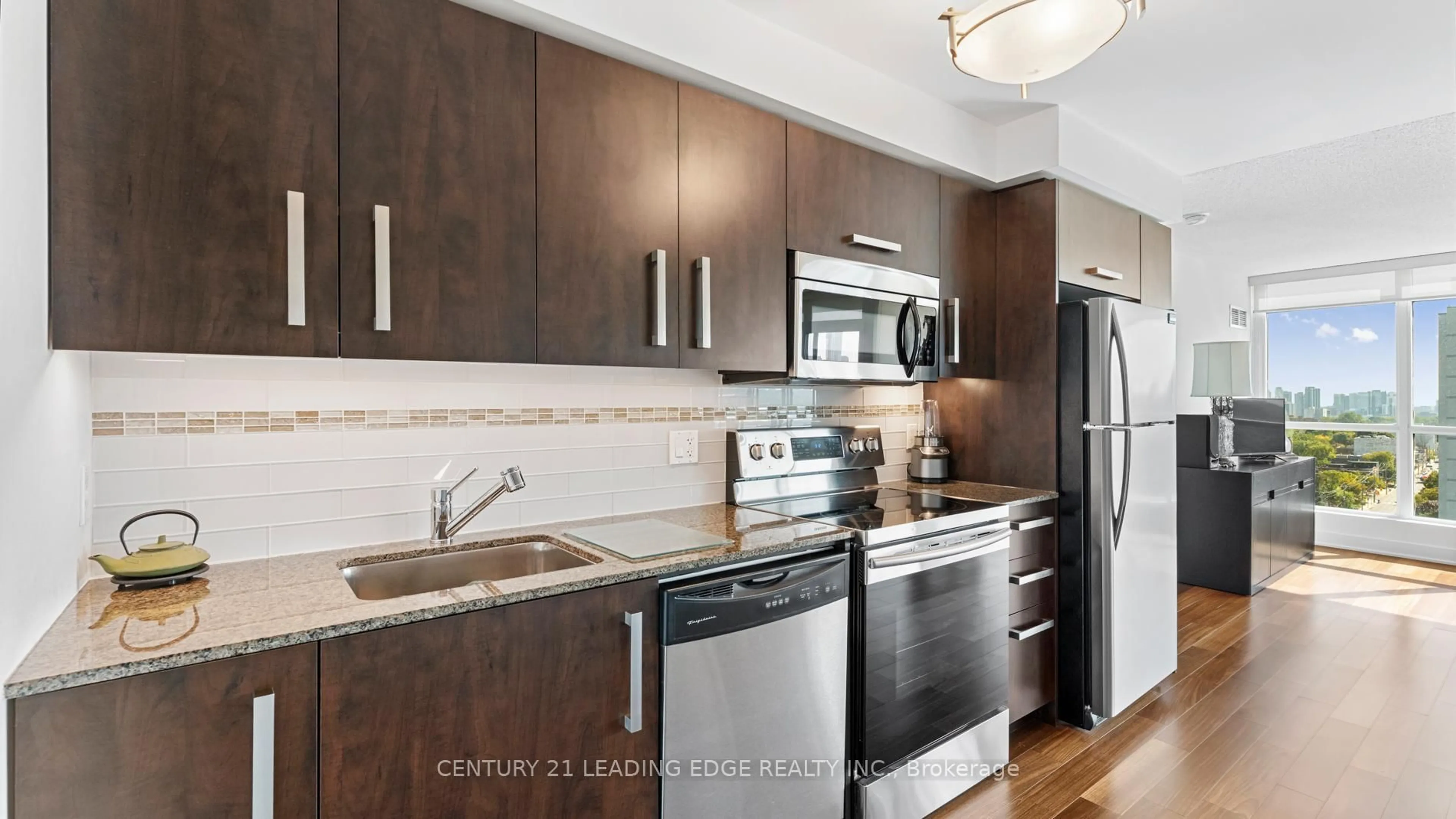 Standard kitchen, unknown for 1048 Broadview Ave #1602, Toronto Ontario M4K 2B8