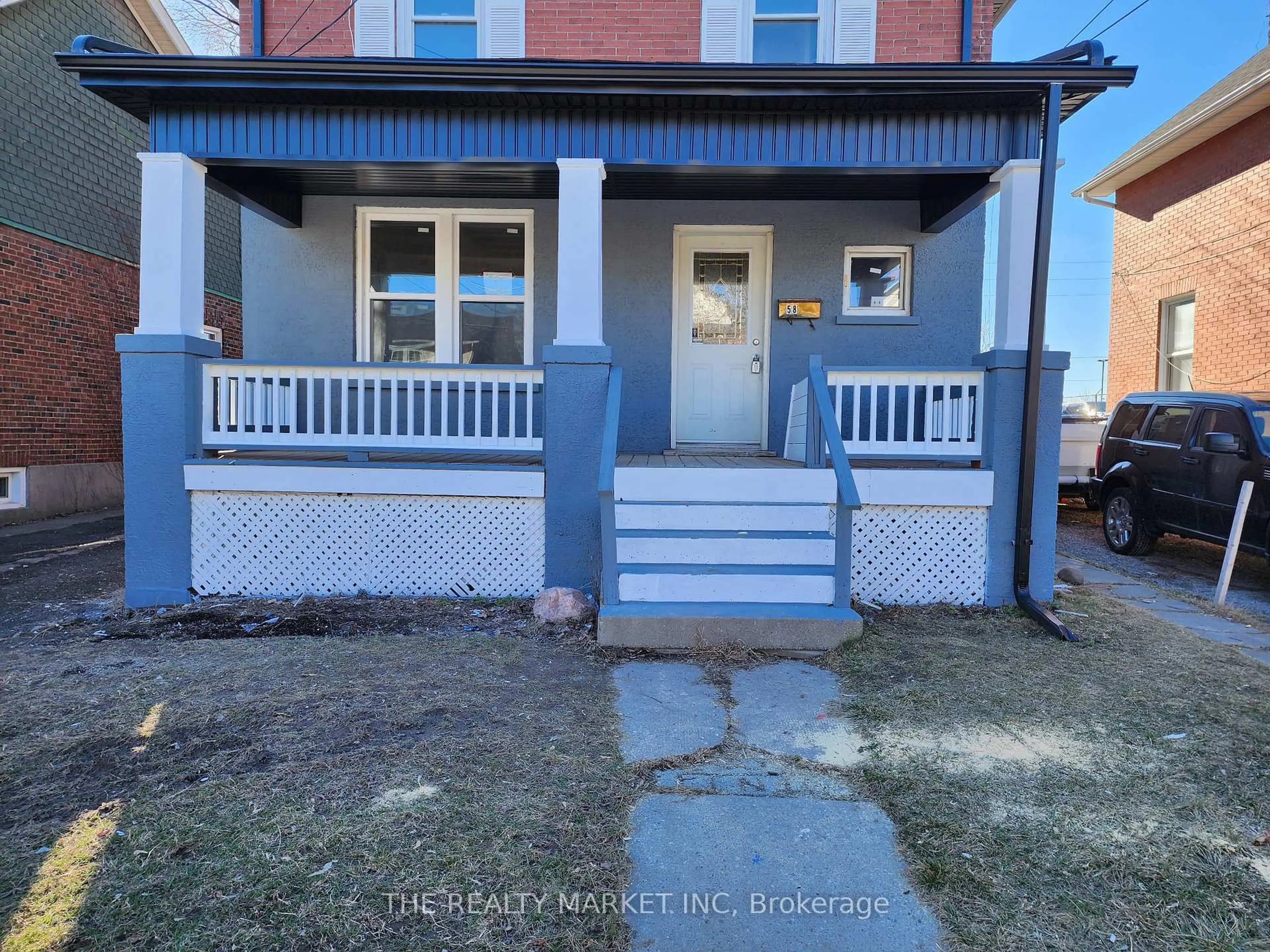 A pic from outside/outdoor area/front of a property/back of a property/a pic from drone, street for 58 Kenneth Ave, Oshawa Ontario L1G 5N2