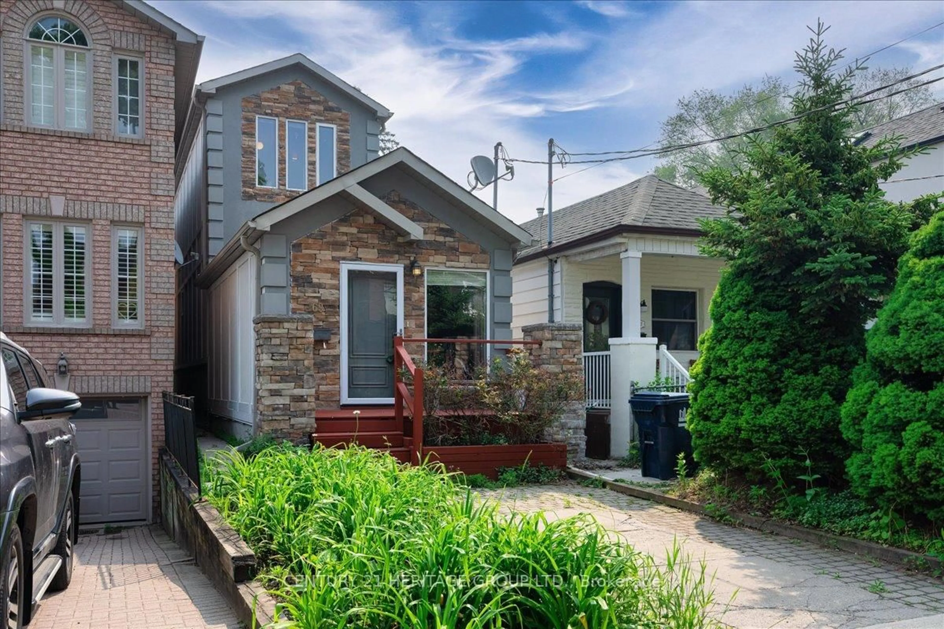 Home with brick exterior material, street for 169 King Edward Ave, Toronto Ontario M4C 5J7