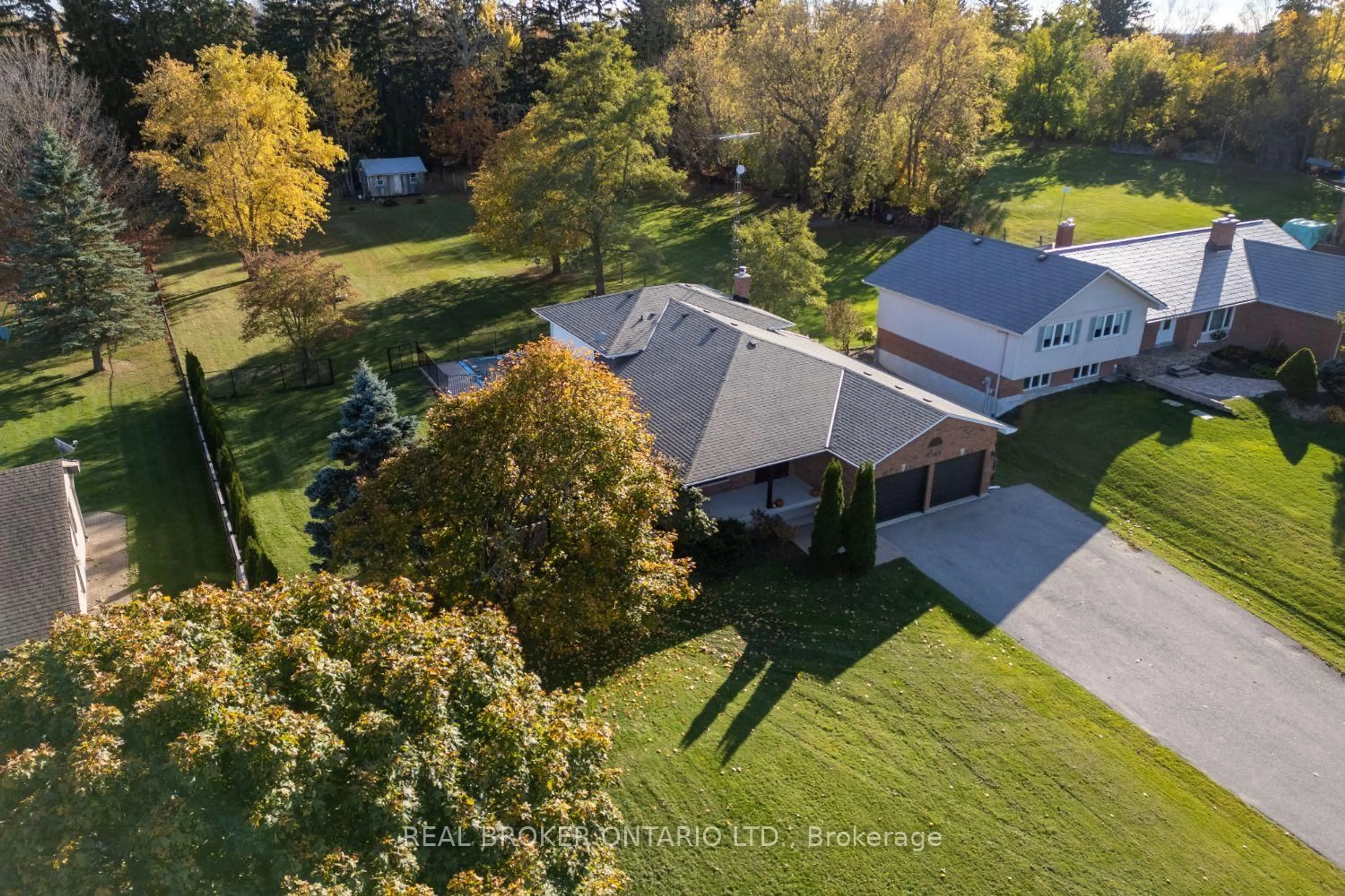 A pic from outside/outdoor area/front of a property/back of a property/a pic from drone, unknown for 2769 Concession Road 7, Clarington Ontario L1C 5X1
