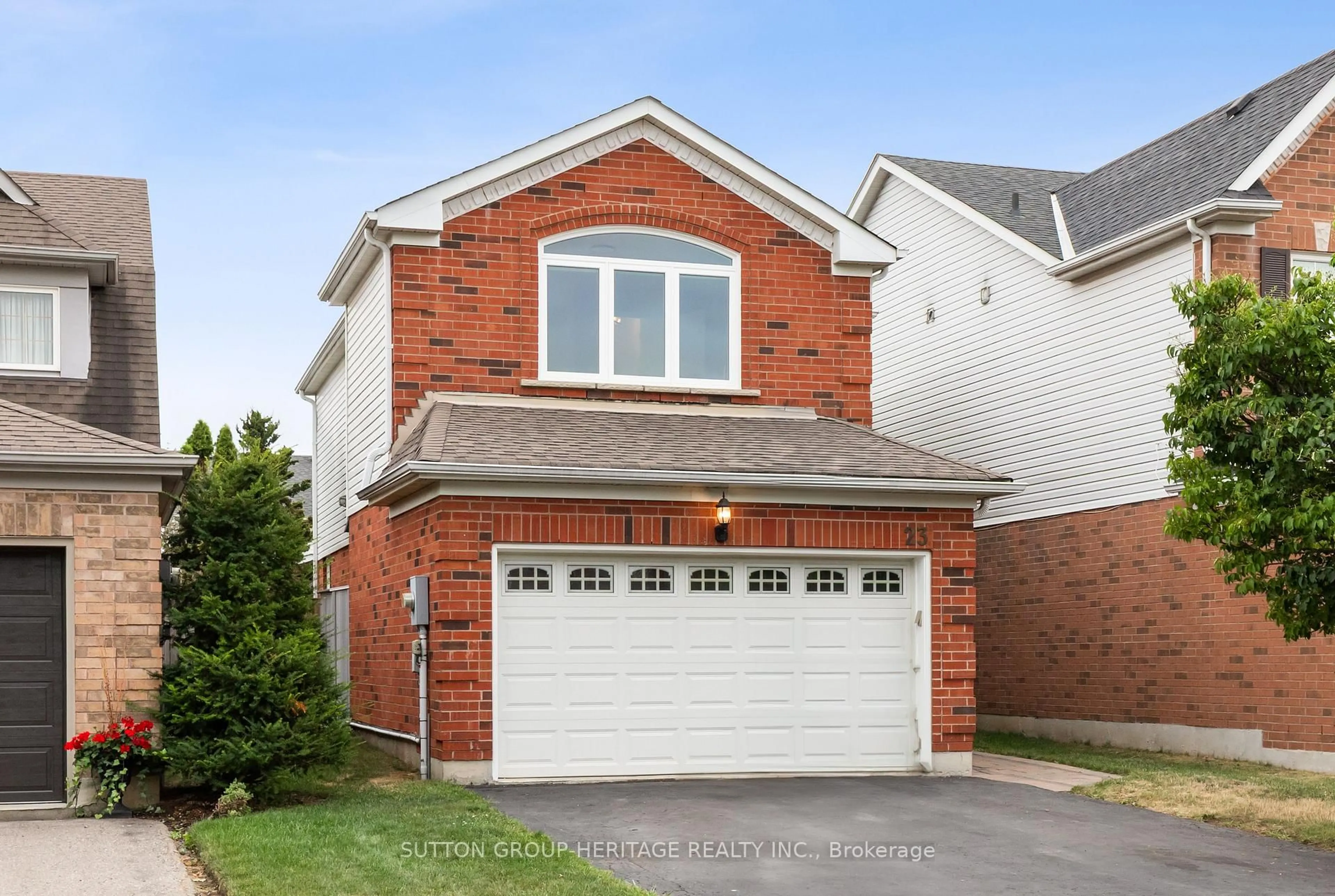 Home with brick exterior material, street for 23 Blacksmith Lane, Whitby Ontario L1P 1N1