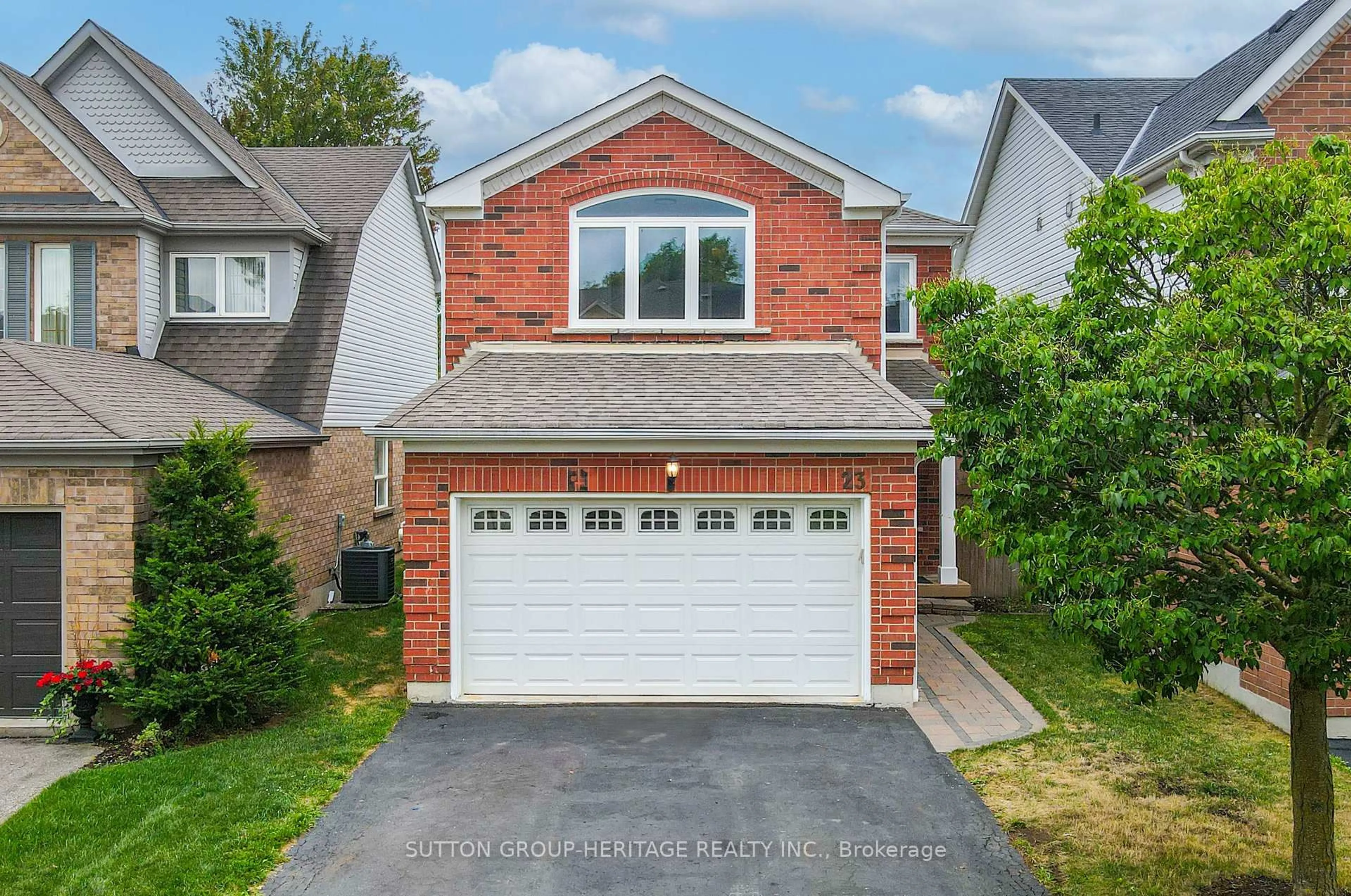 Home with brick exterior material, street for 23 Blacksmith Lane, Whitby Ontario L1P 1N1