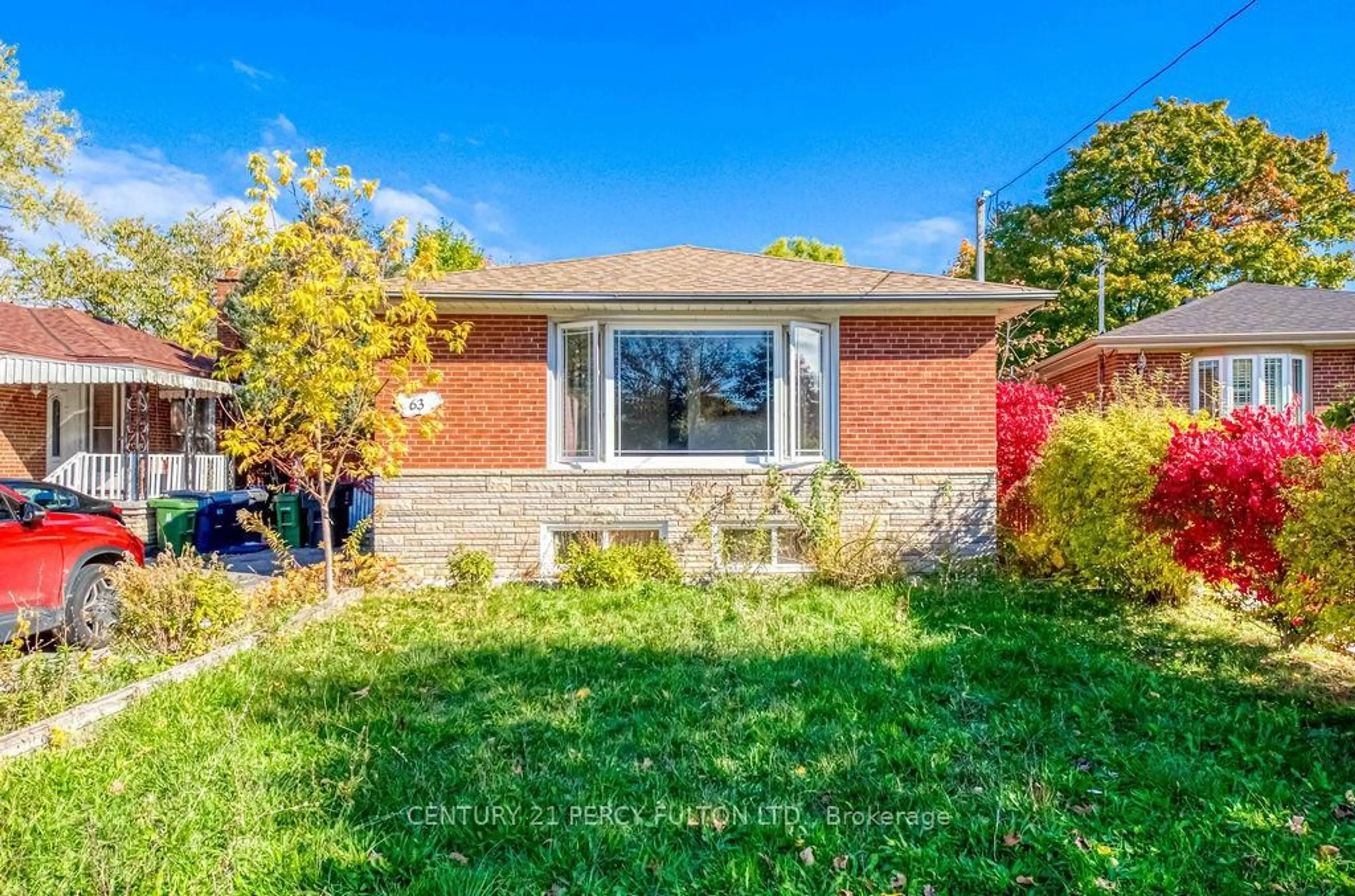 Home with brick exterior material, street for 63 Hiscock Blvd, Toronto Ontario M1G 1S9