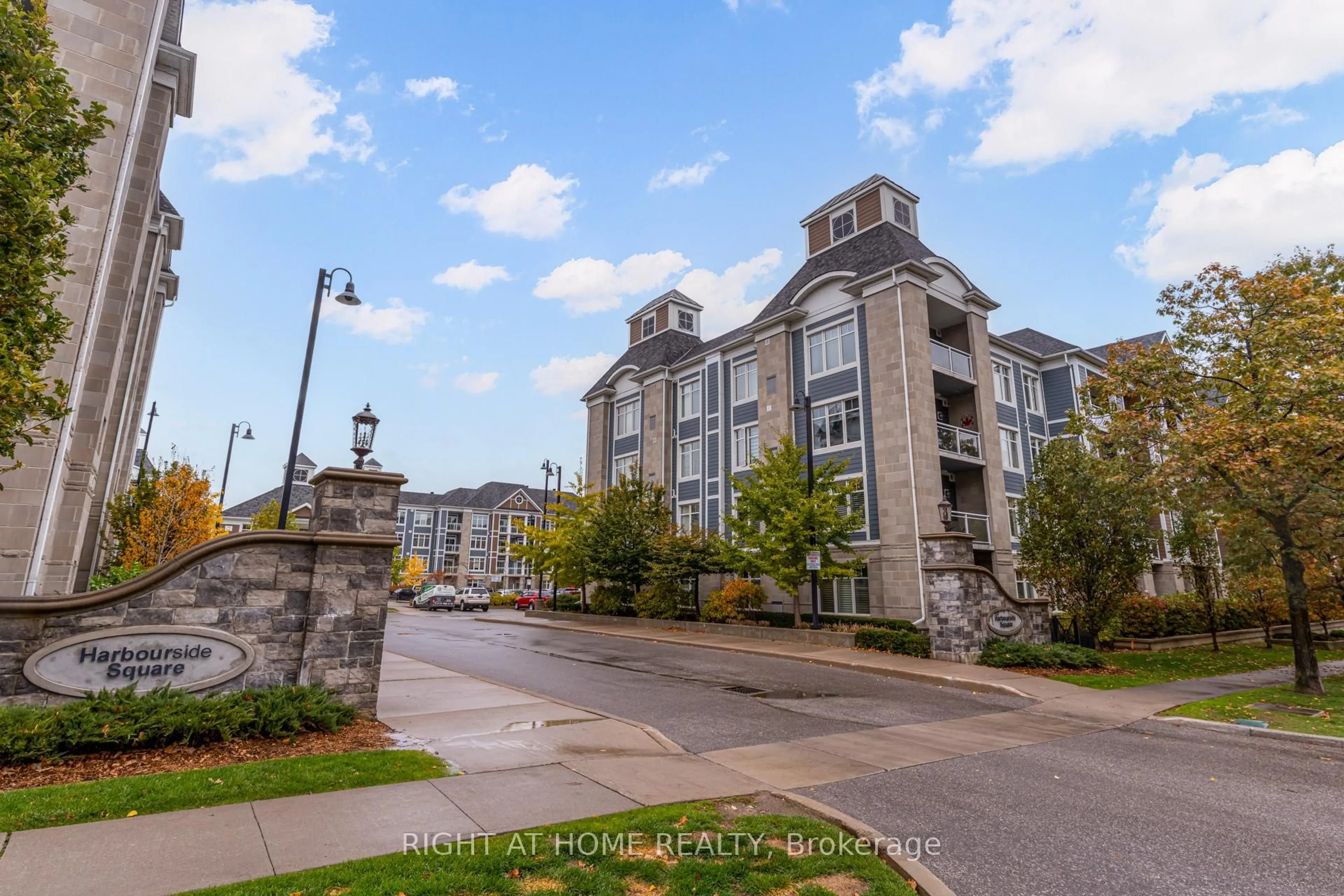 A pic from outside/outdoor area/front of a property/back of a property/a pic from drone, unknown for 680 Gordon St #107, Whitby Ontario L1N 0L2