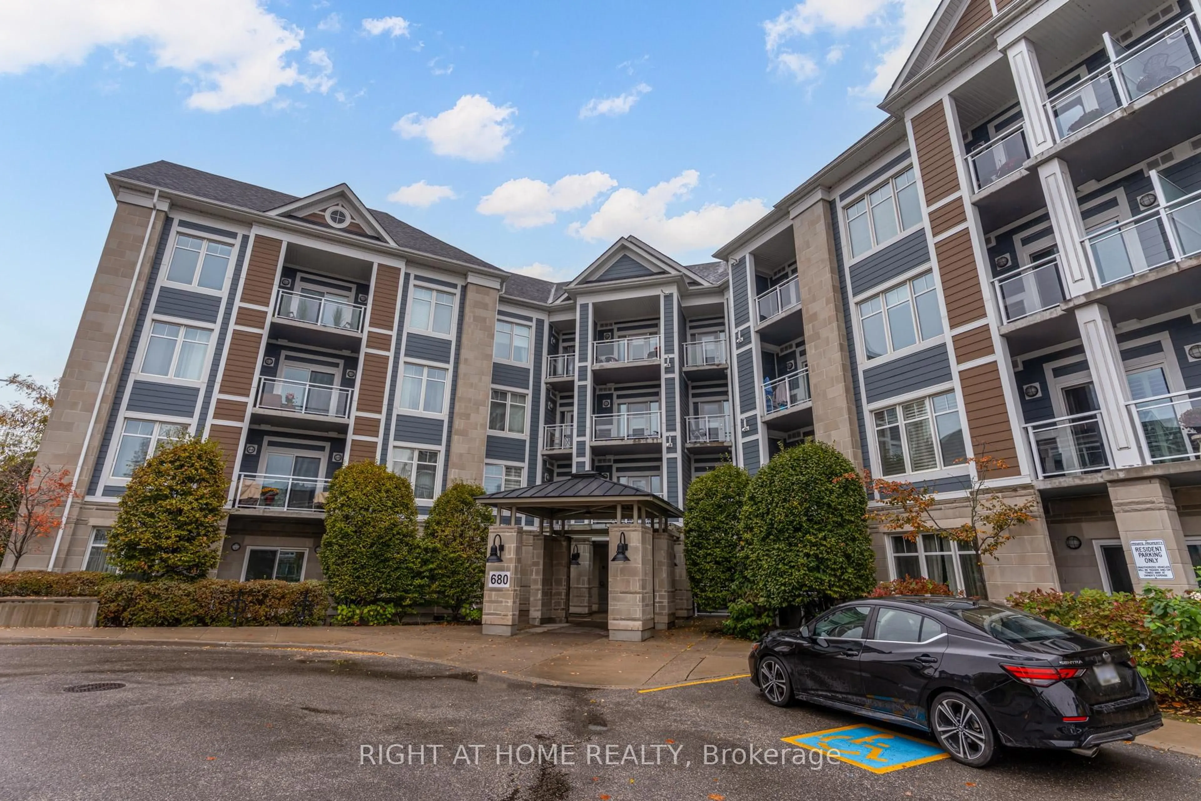 A pic from outside/outdoor area/front of a property/back of a property/a pic from drone, water/lake/river/ocean view for 680 Gordon St #107, Whitby Ontario L1N 0L2