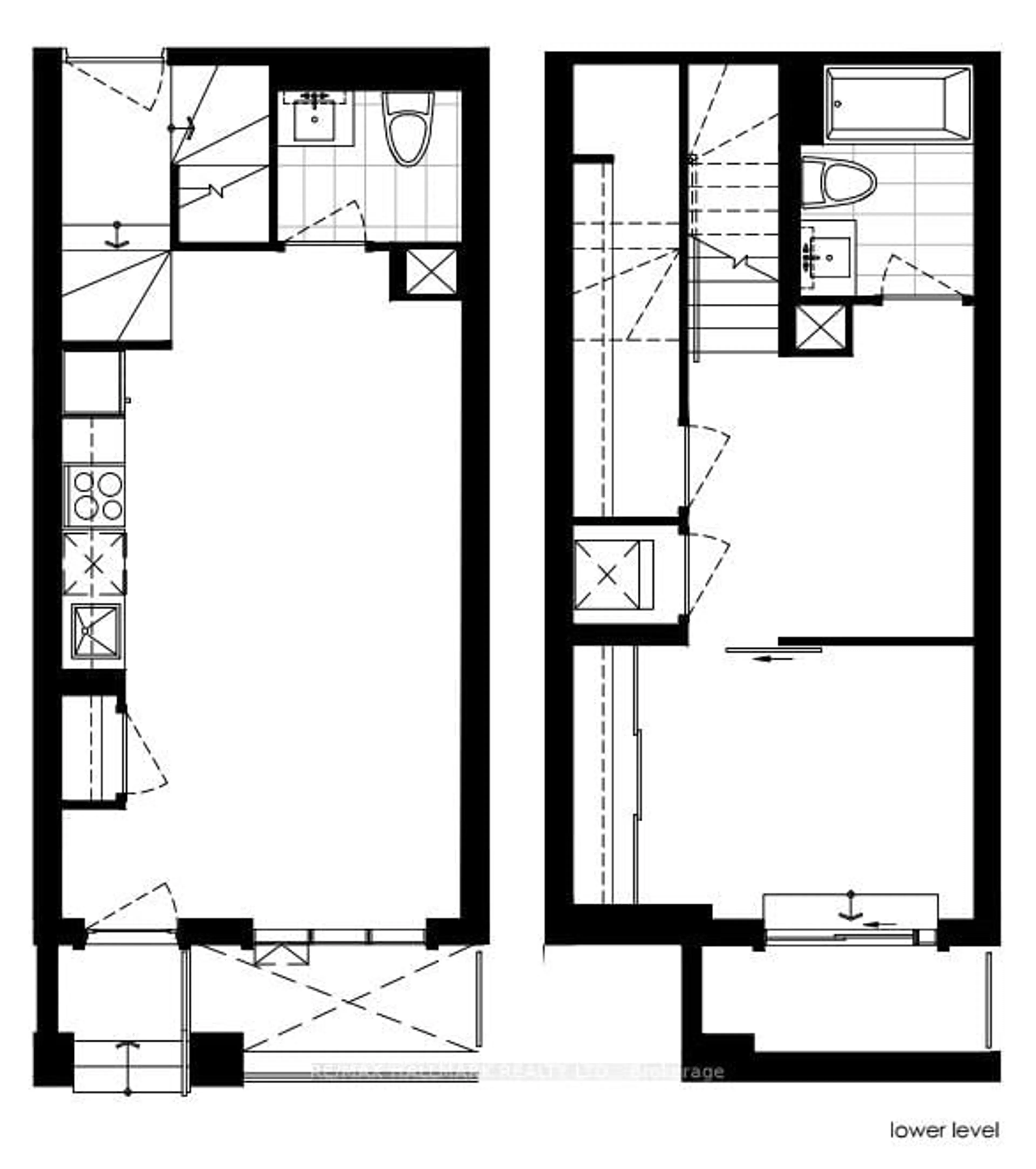Floor plan for 2301 Danforth Ave #TH 103, Toronto Ontario M4C 1K5