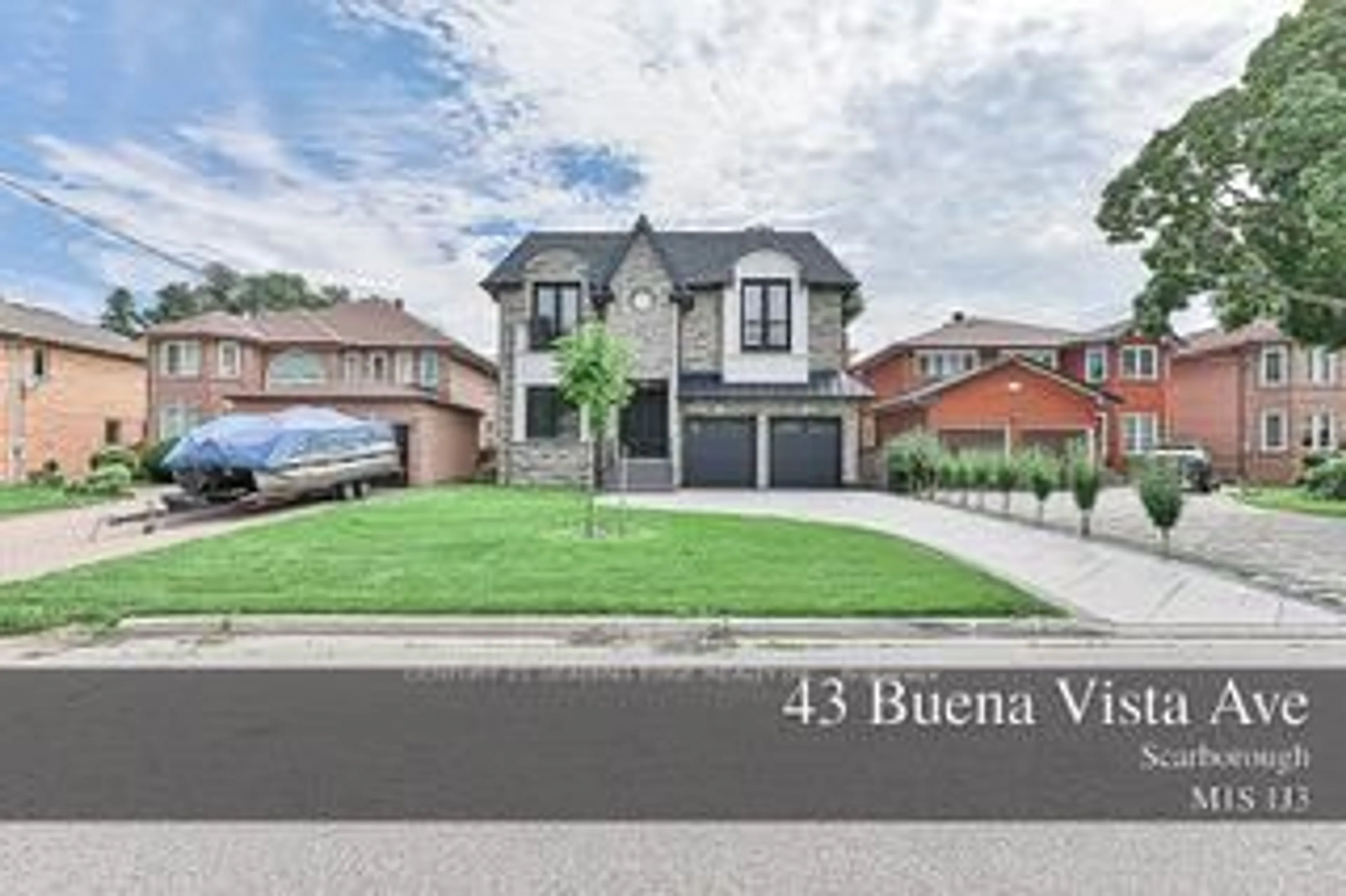 Home with brick exterior material, street for 43 Buena Vista Ave, Toronto Ontario M1S 1J3