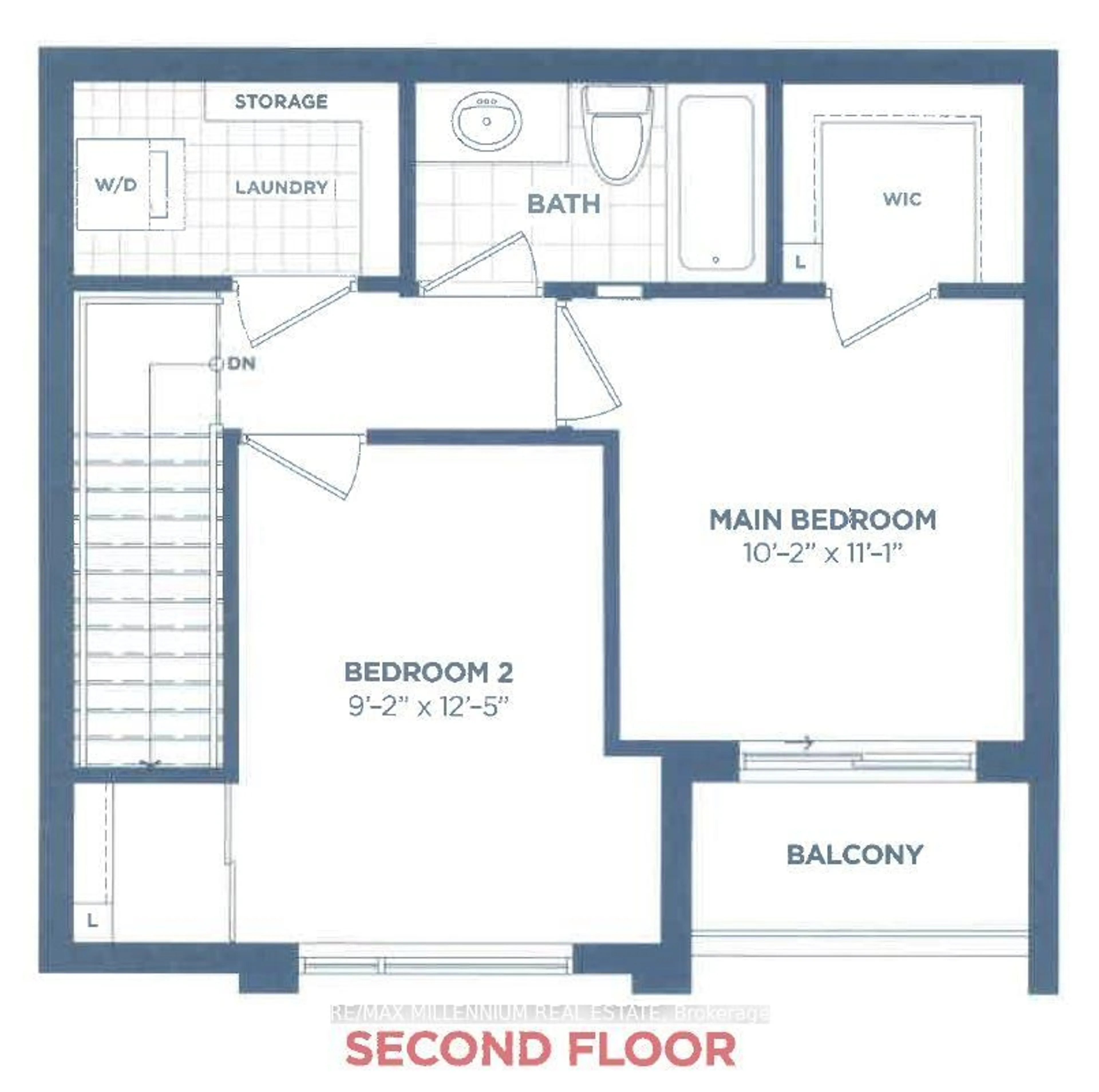 Floor plan for 40 Orchid Place Dr #26, Toronto Ontario M1B 0C4
