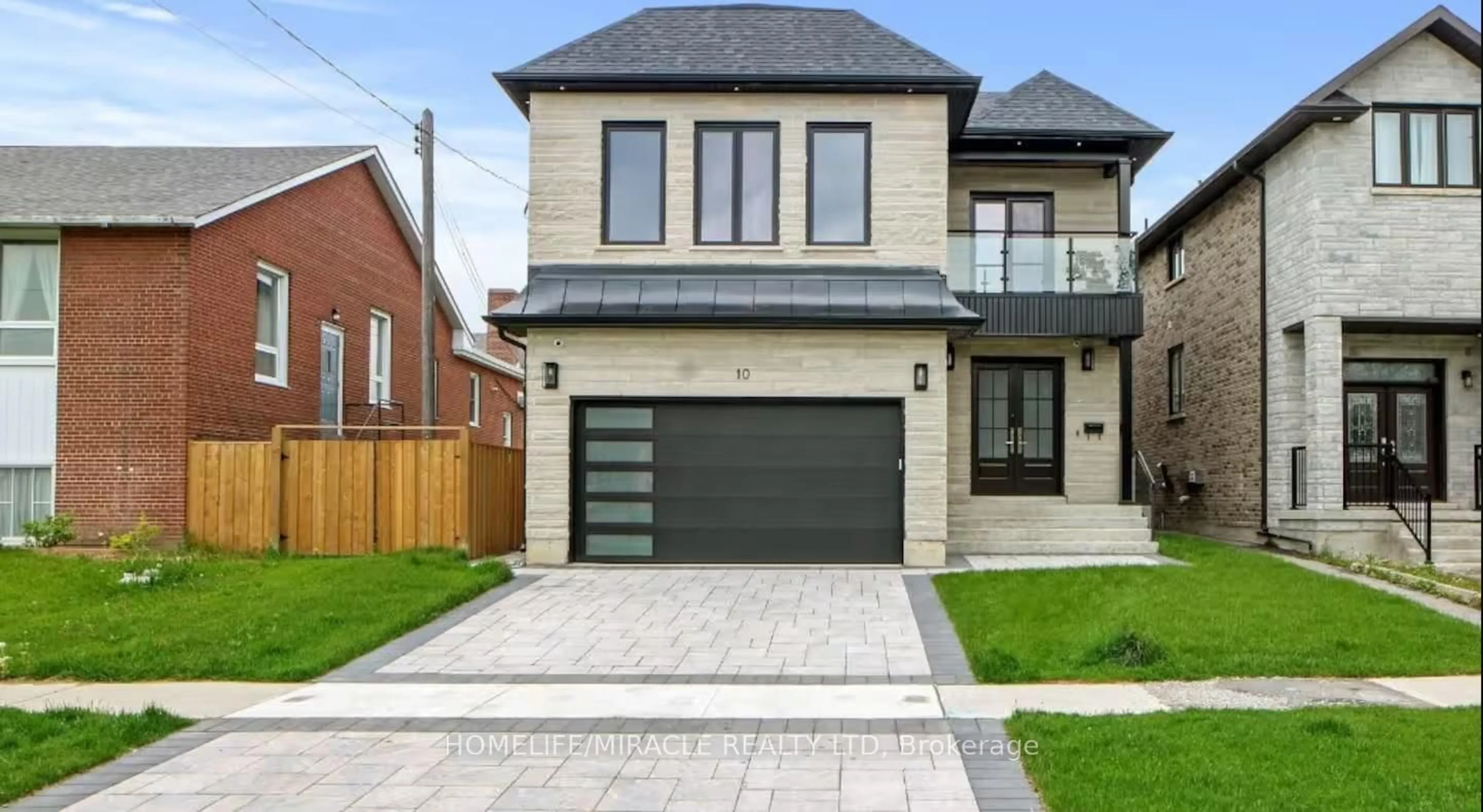 Home with brick exterior material, street for 10 Stamford Sq, Toronto Ontario M1L 1X3