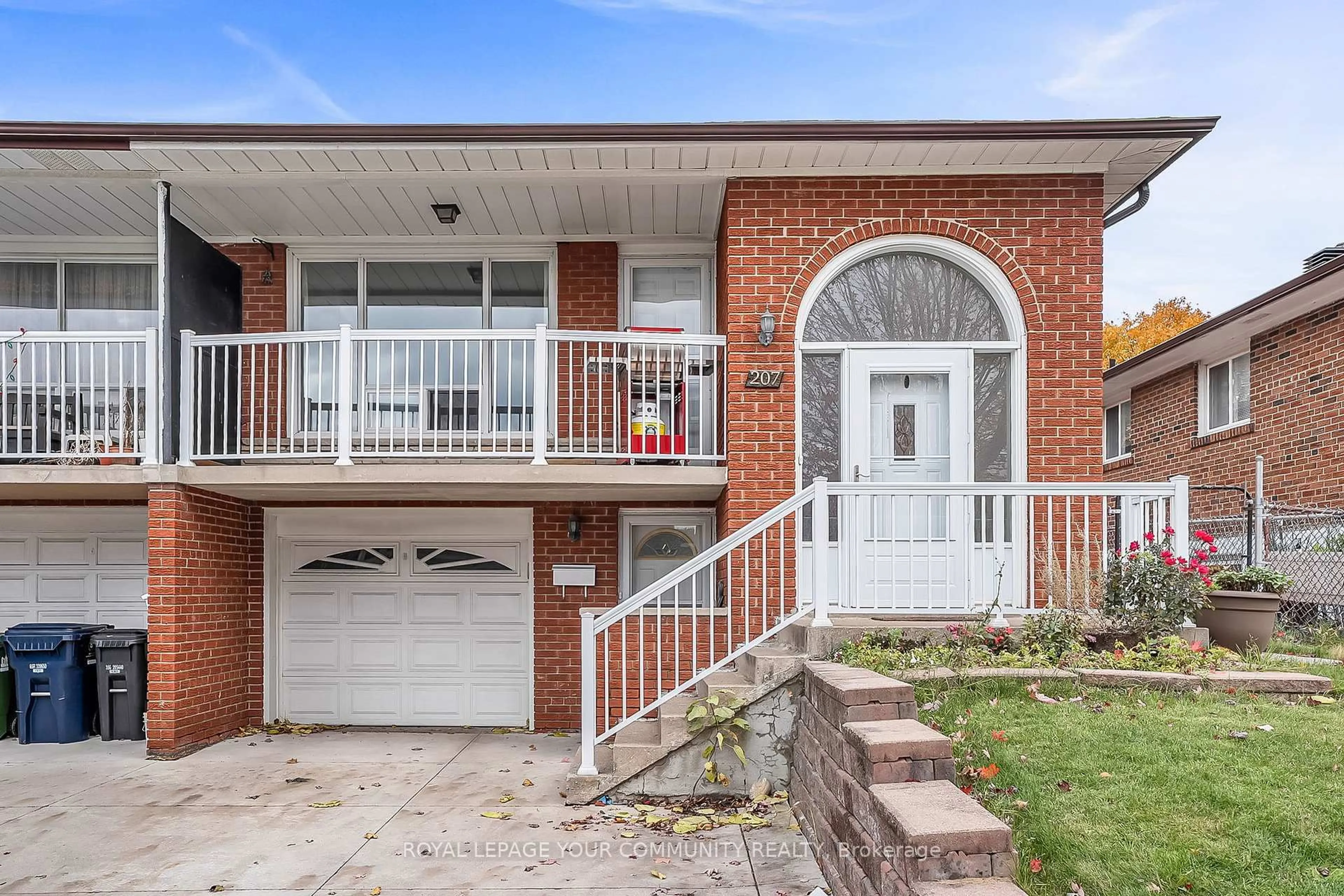 Home with brick exterior material, street for 207 Fairglen Ave, Toronto Ontario M1W 1A9
