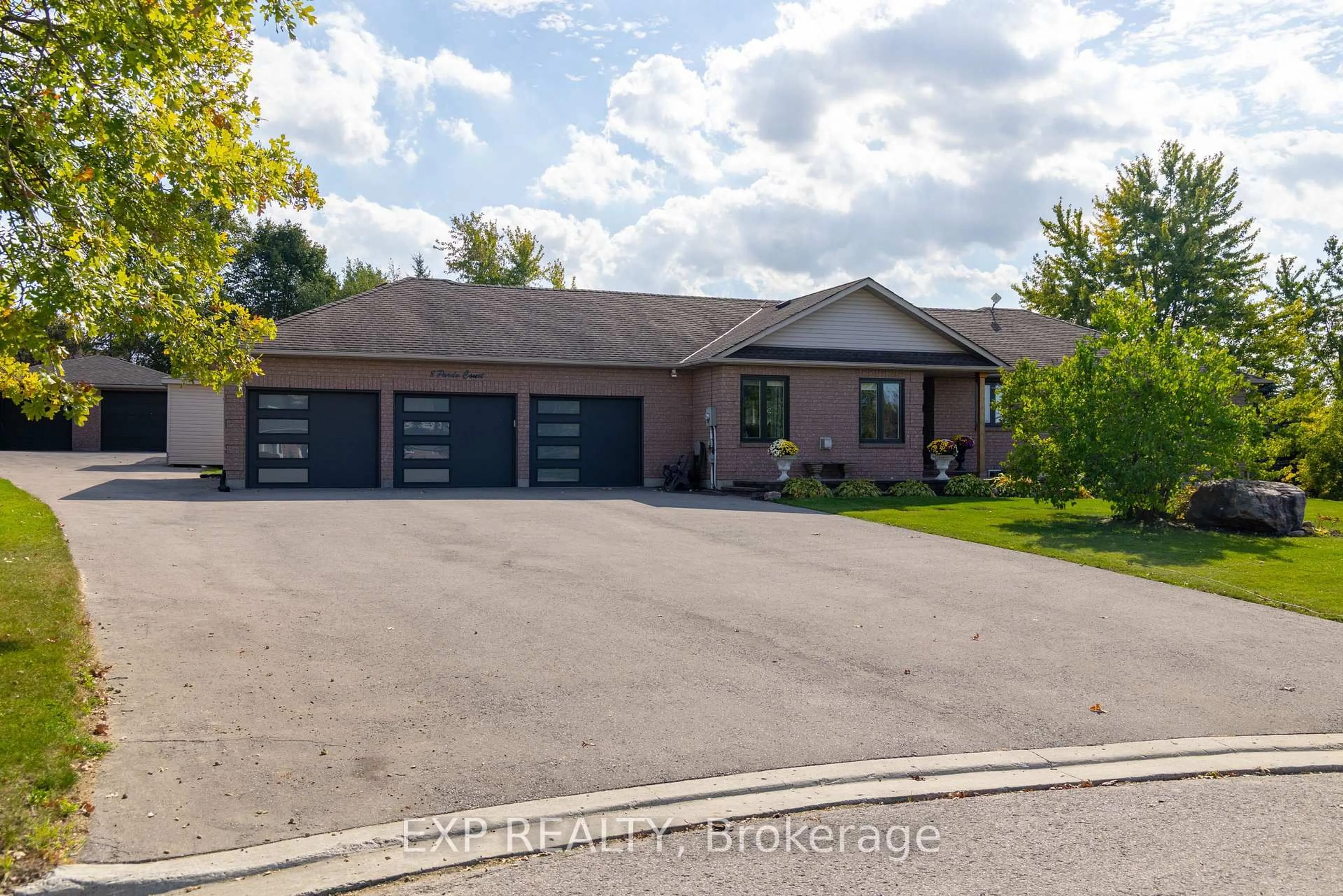 Home with brick exterior material, street for 8 Pardo Crt, Scugog Ontario L0C 1G0