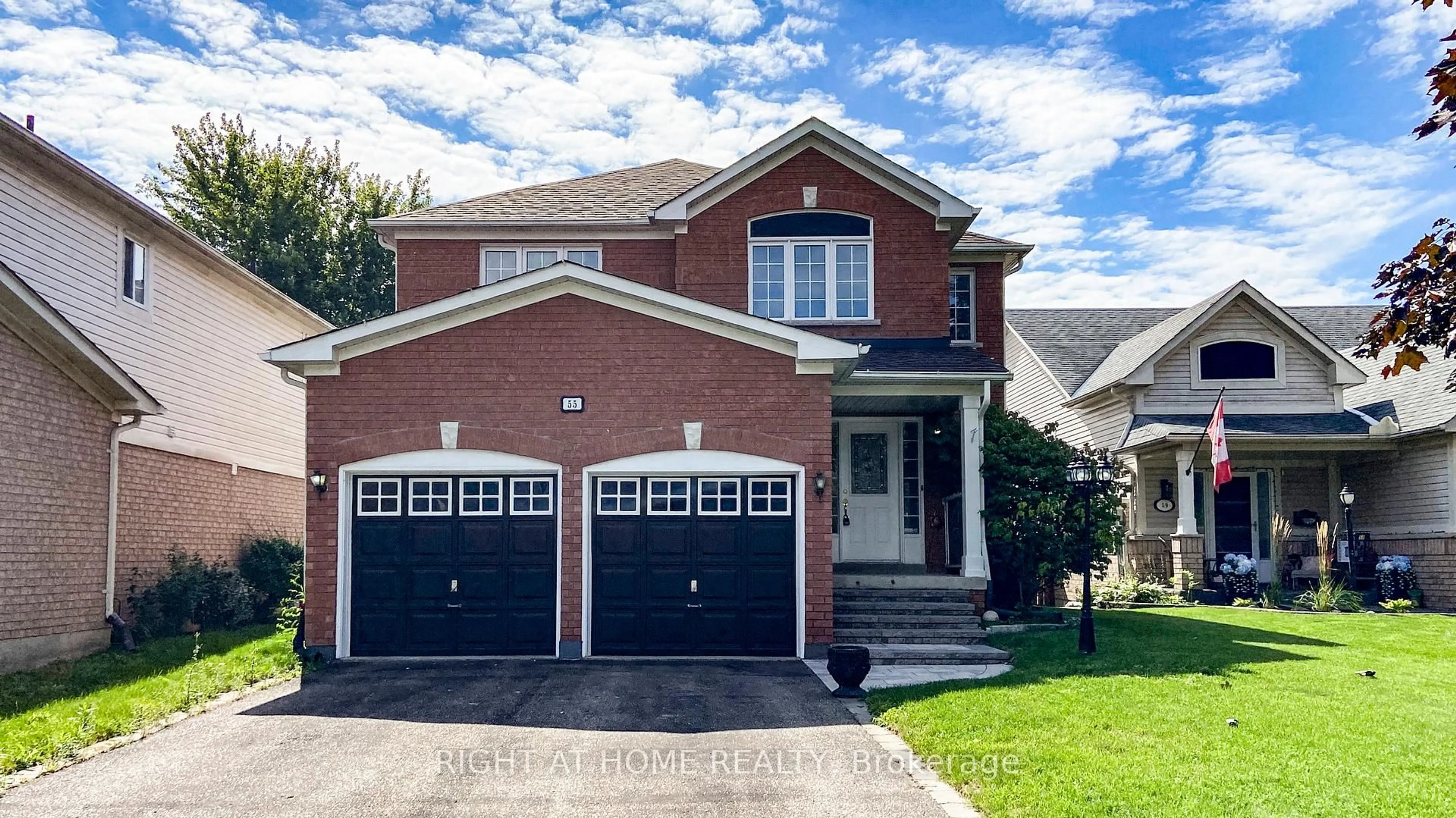 Home with brick exterior material, street for 55 Tilley Rd, Clarington Ontario L1C 4M3