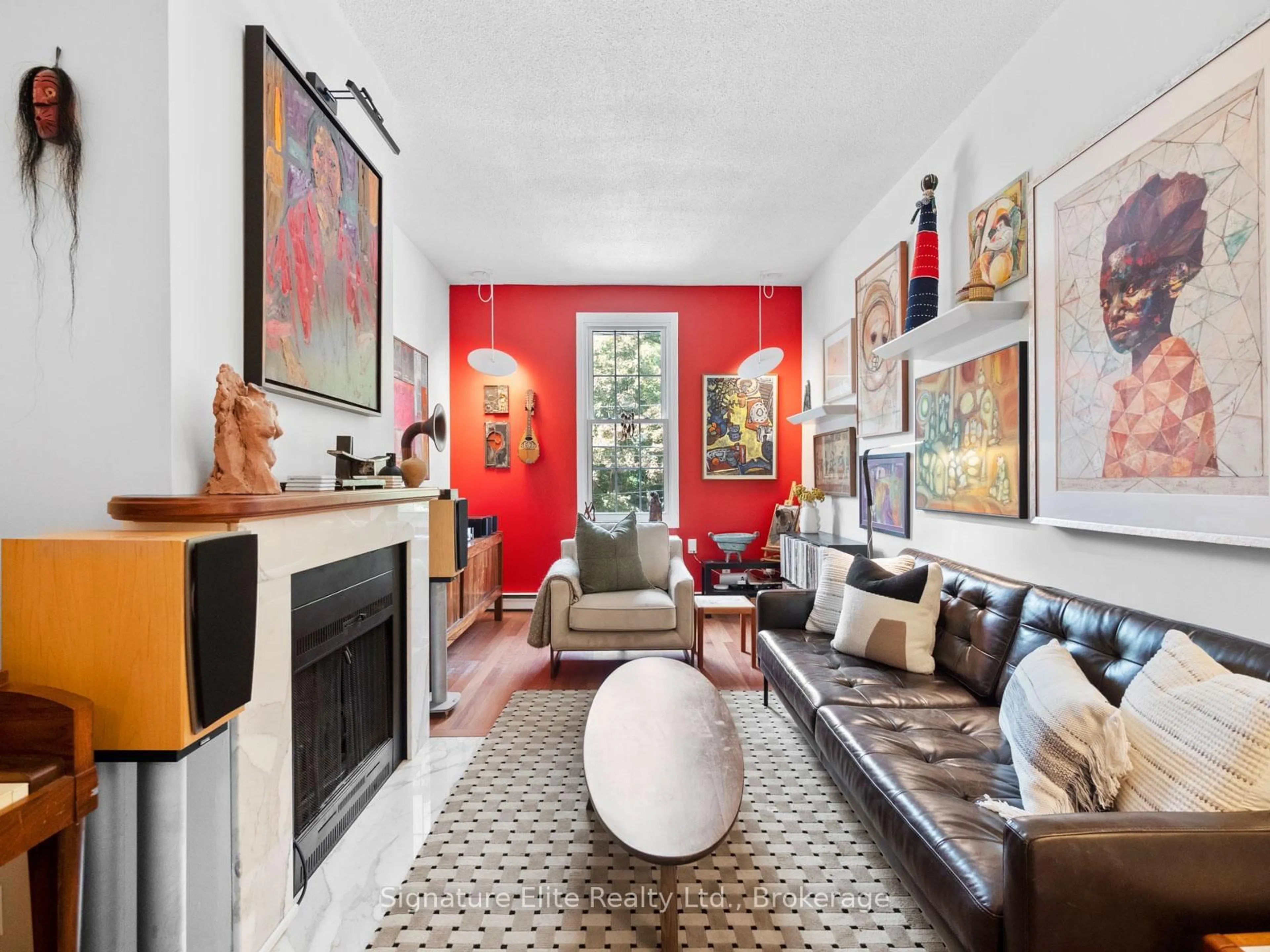 Living room with furniture, unknown for 101 Glen Manor Dr #13, Toronto Ontario M4E 3V3