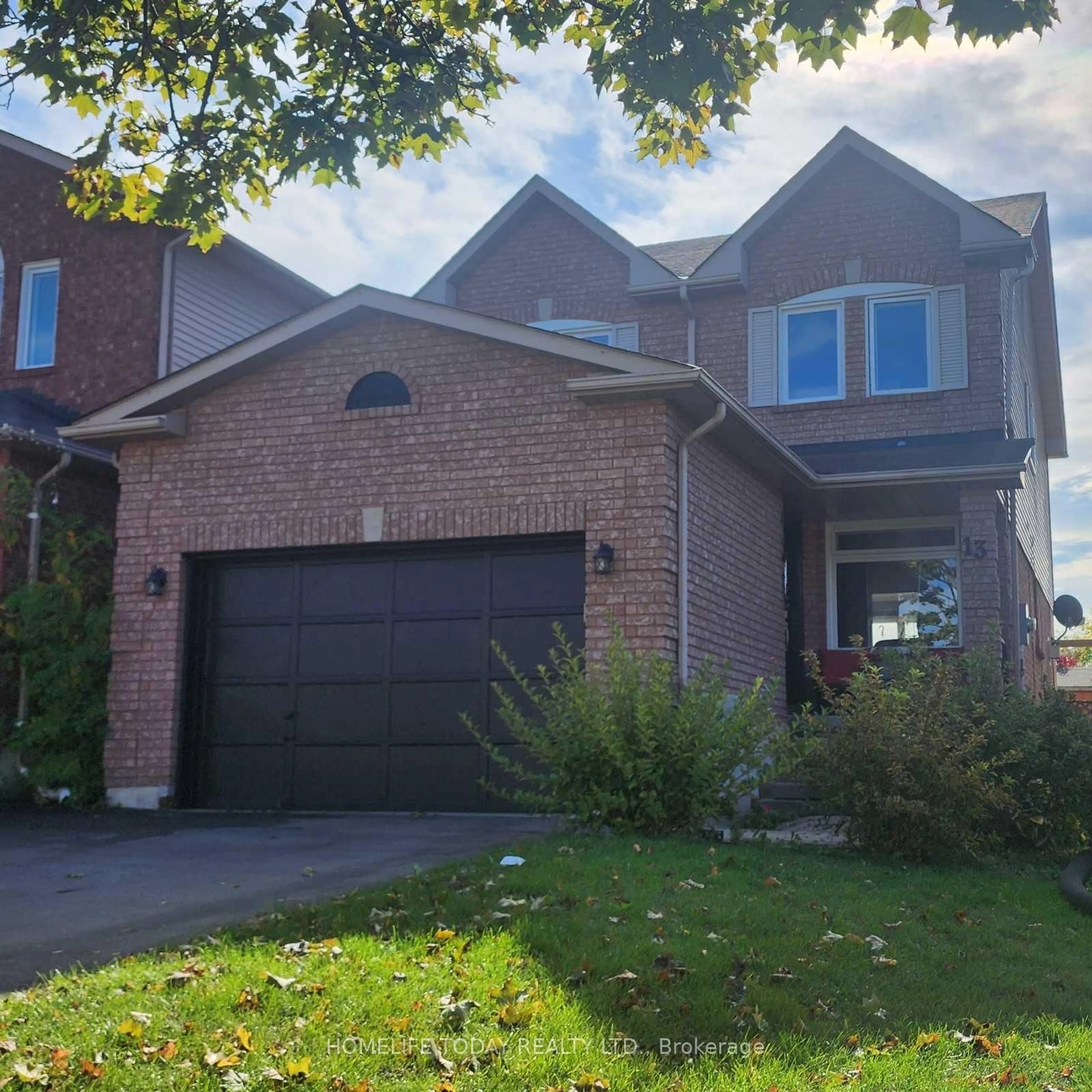 Home with brick exterior material, street for 13 Prestonway Dr, Clarington Ontario L1C 4S8