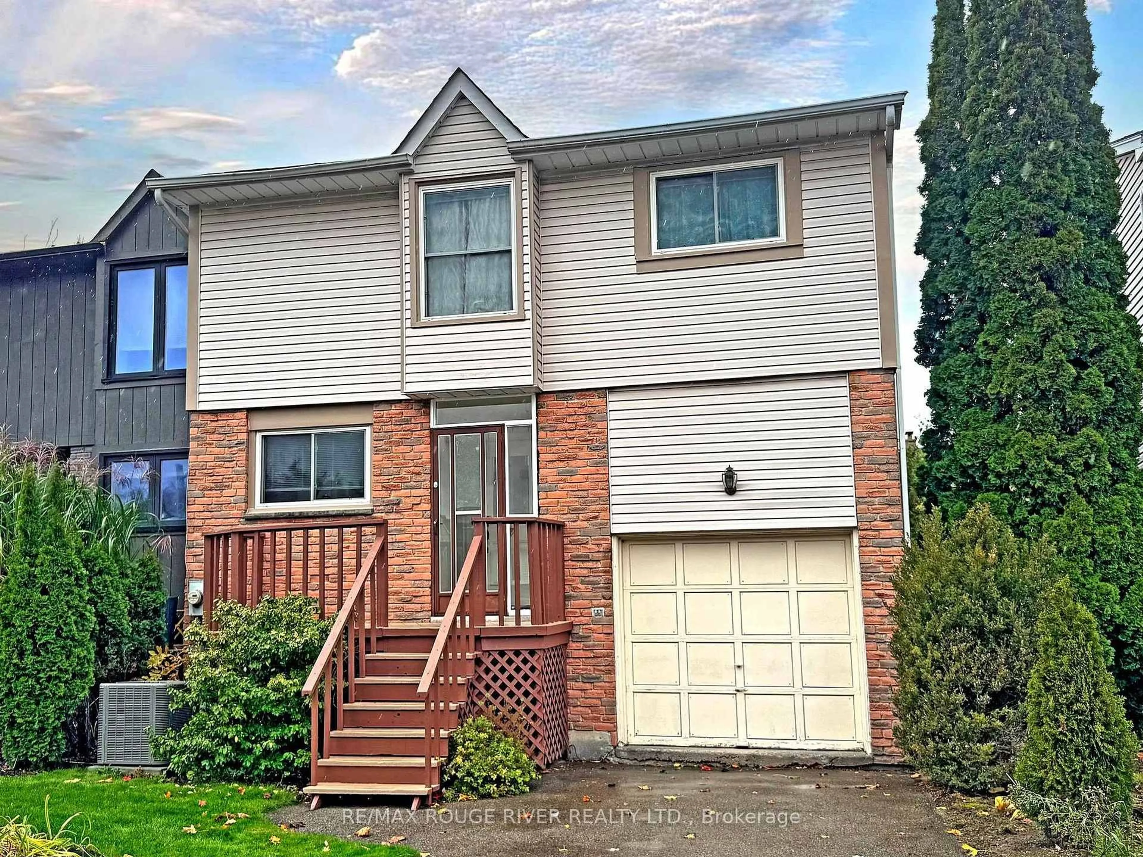 Home with vinyl exterior material, street for 1980 Bowler Dr, Pickering Ontario L1V 3K7