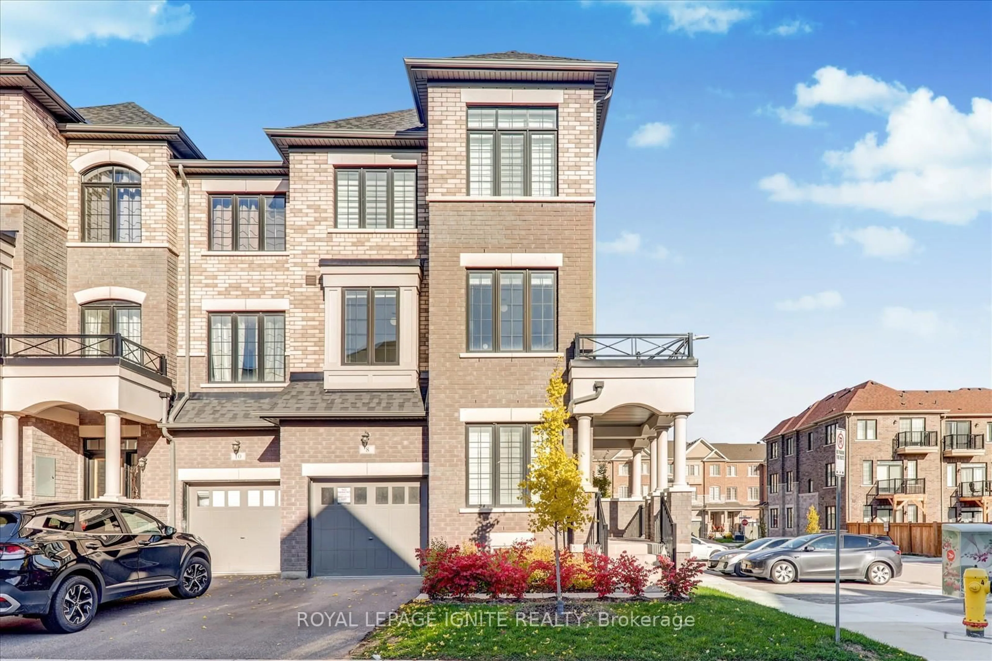 Home with brick exterior material, street for 8 Kingfisher Way, Whitby Ontario L1P 0K3