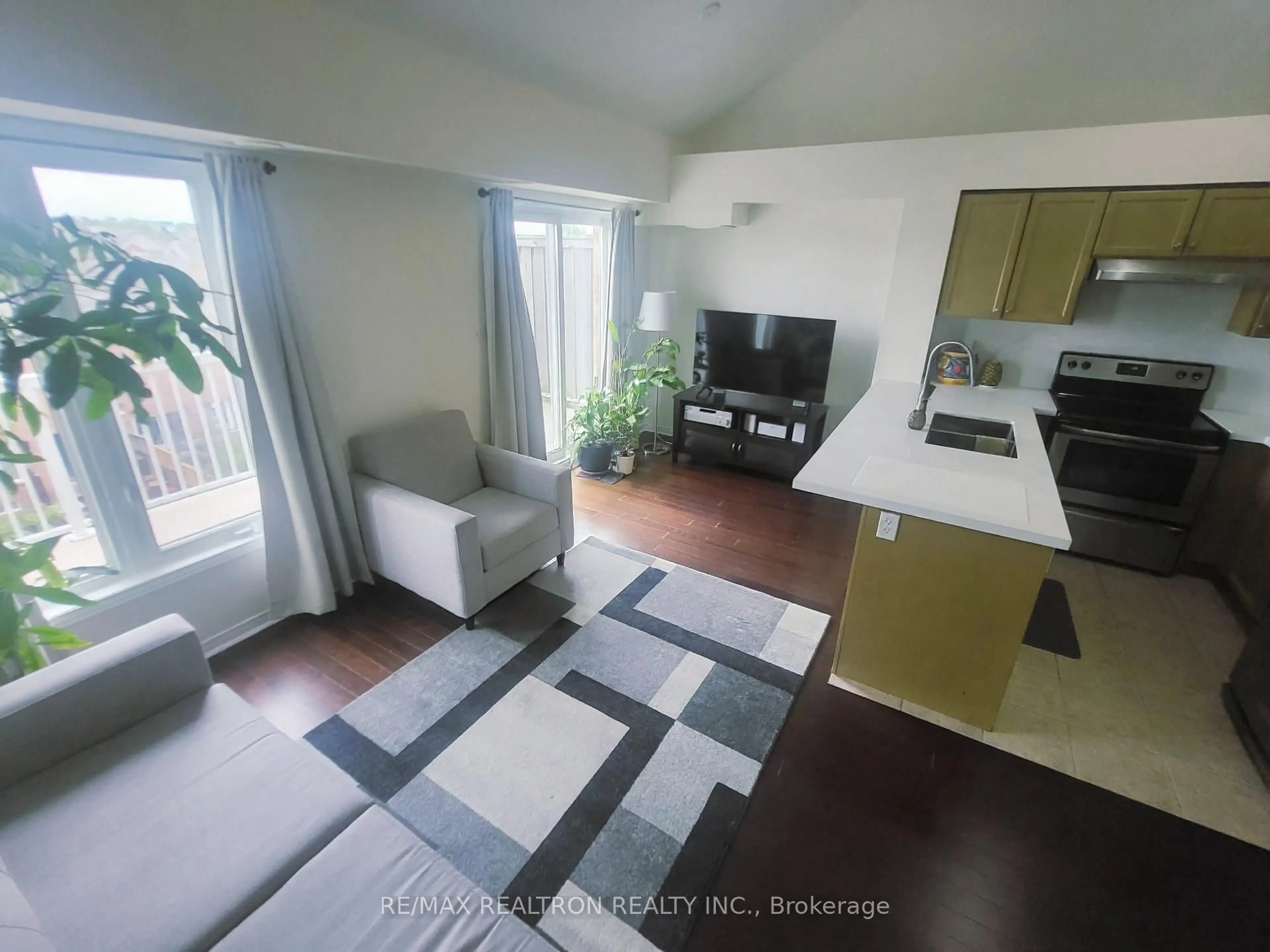 Living room with furniture, unknown for 651 B Warden Ave #36, Toronto Ontario M1L 0E8