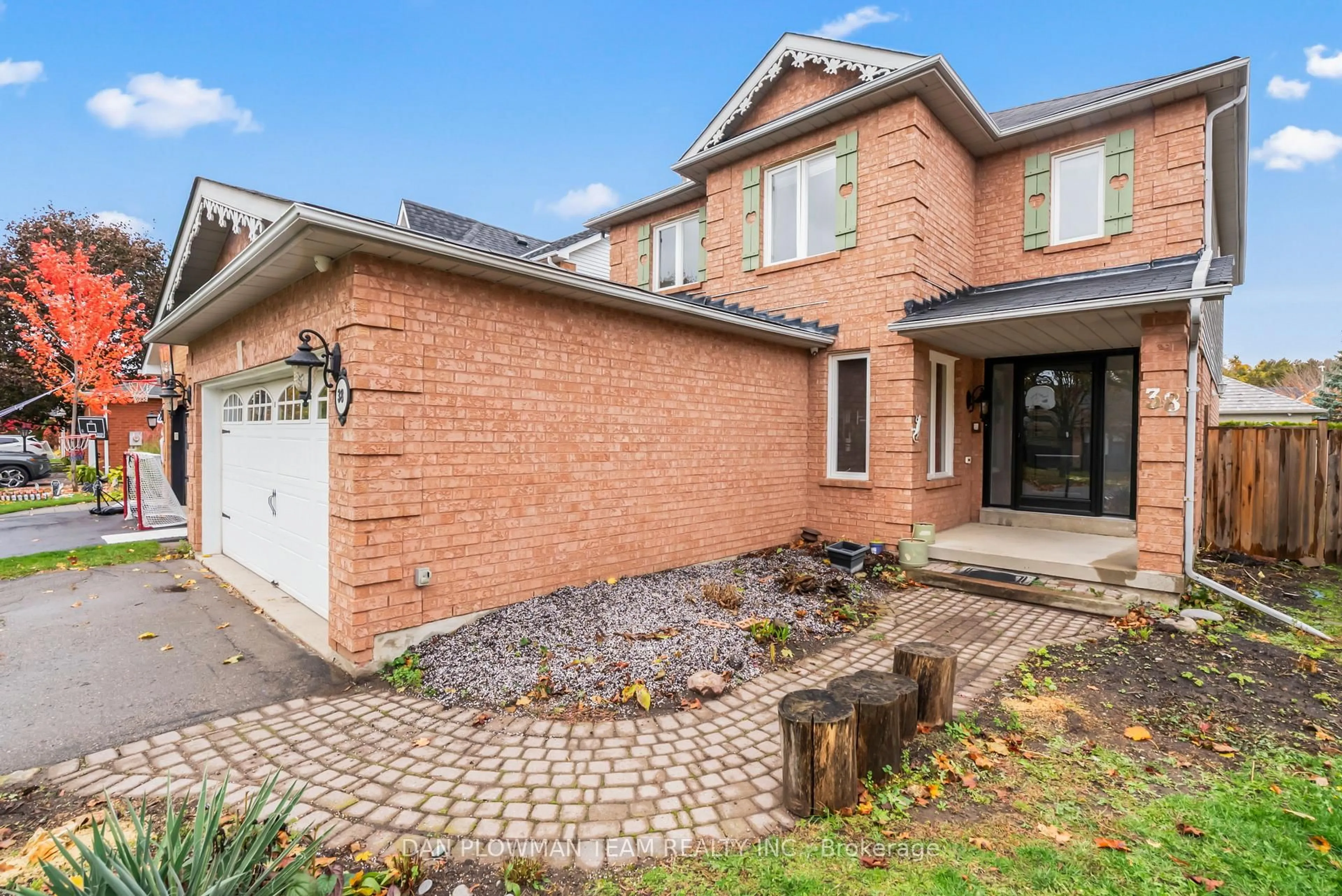 Home with brick exterior material, street for 38 Hemmingway Dr, Clarington Ontario L1E 2C7