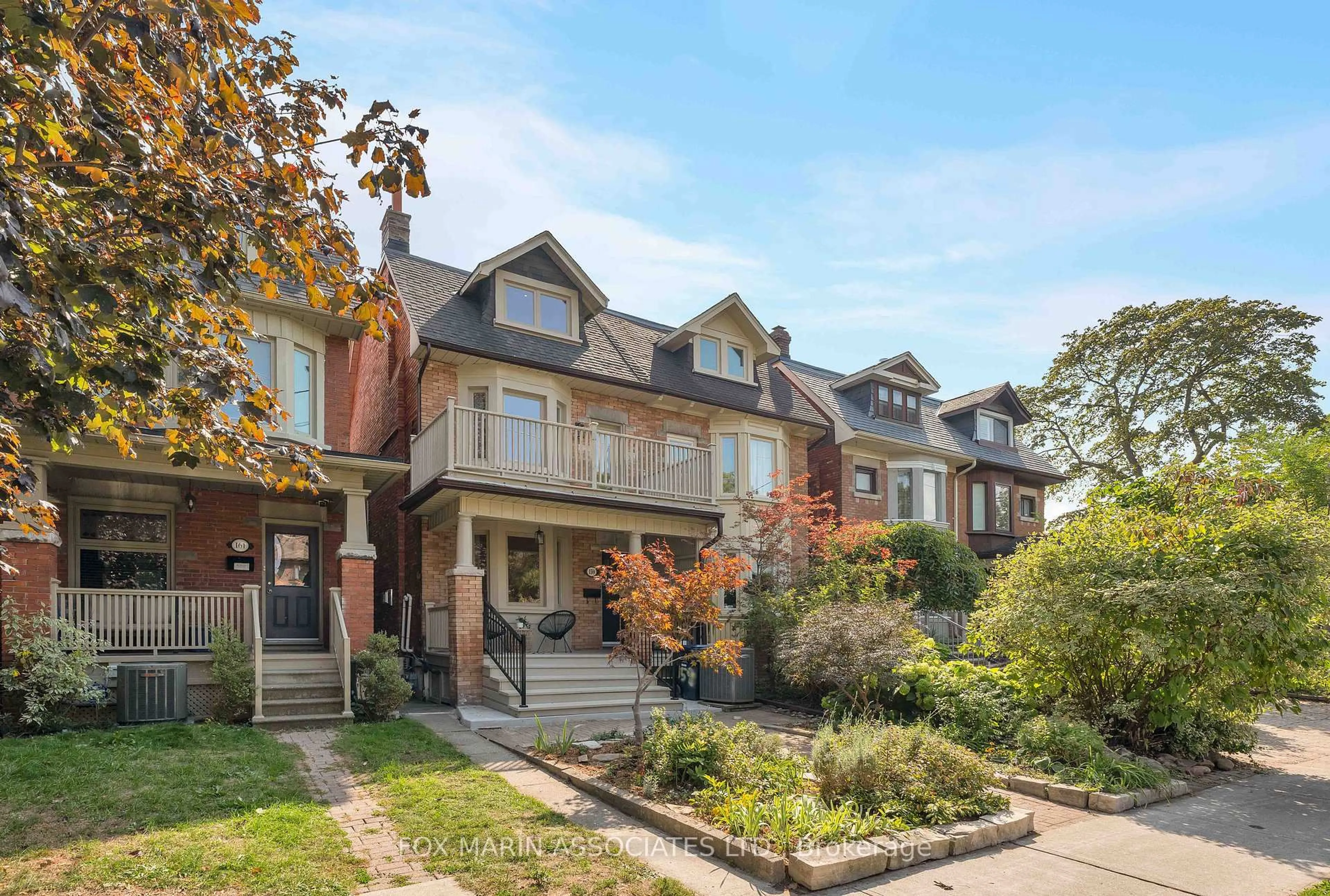 Home with brick exterior material, street for 159 Fulton Ave, Toronto Ontario M4K 1Y2