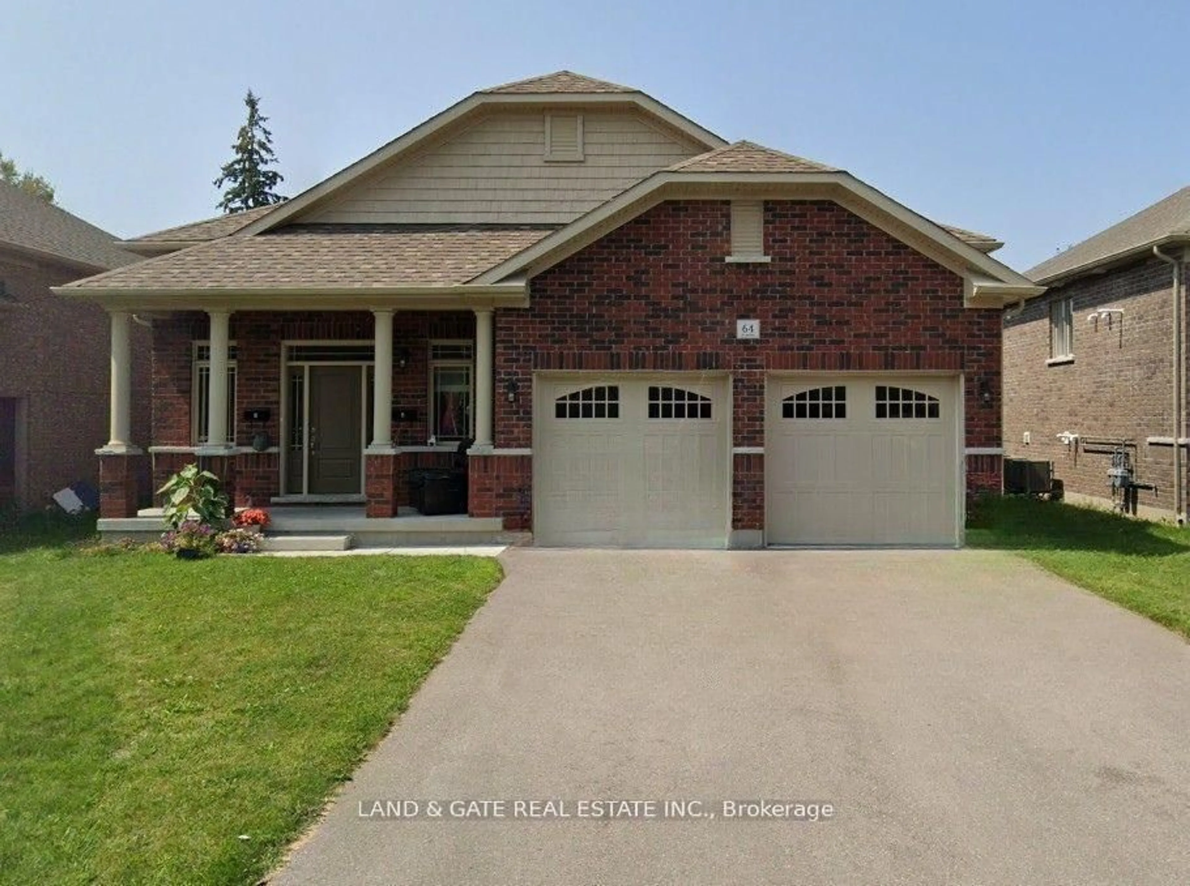 Home with brick exterior material, street for 64 Lambs Lane, Clarington Ontario L1C 3G5